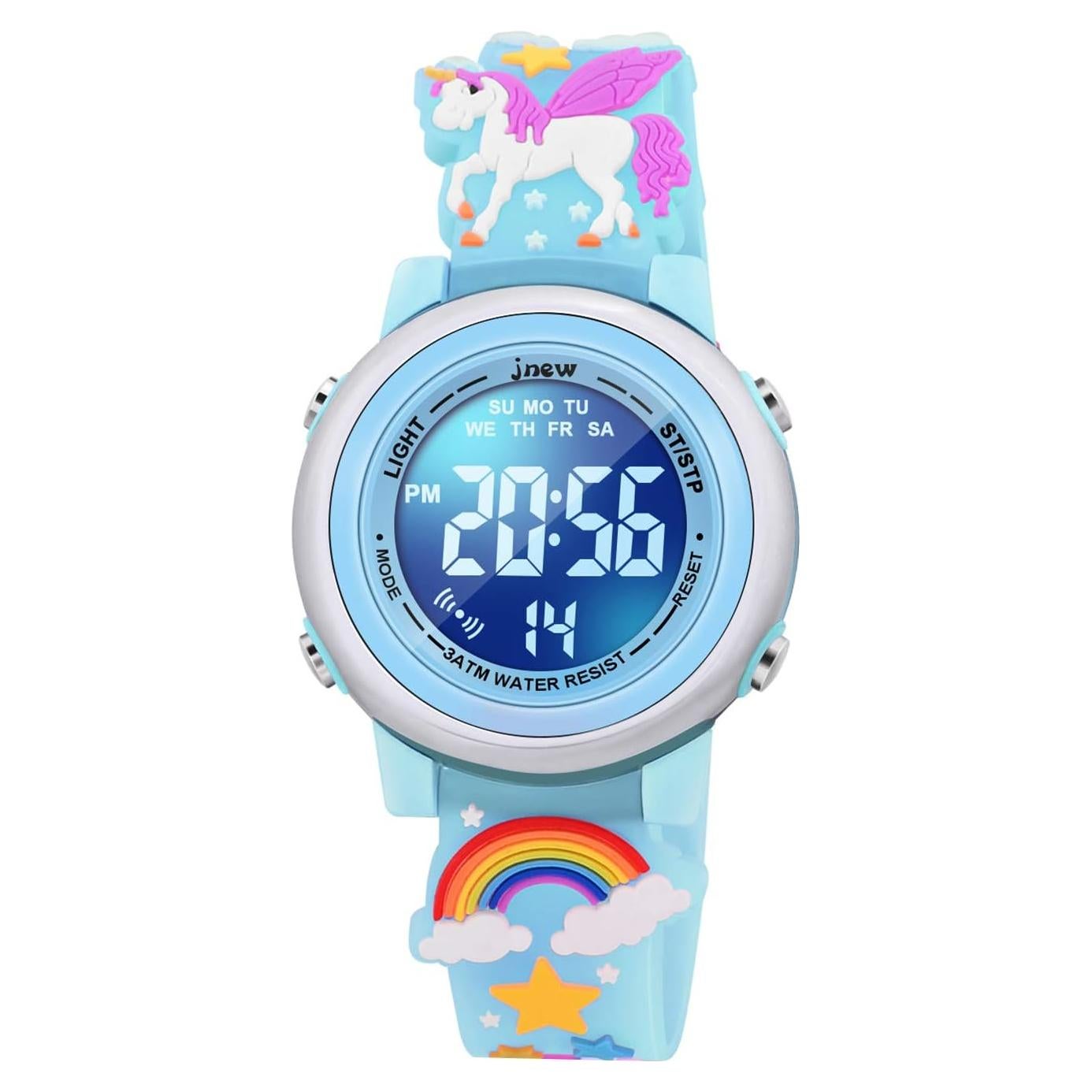 Reloj Unicornio VAPCUFF 3D A Prueba de Agua Niñas 3-12 Años