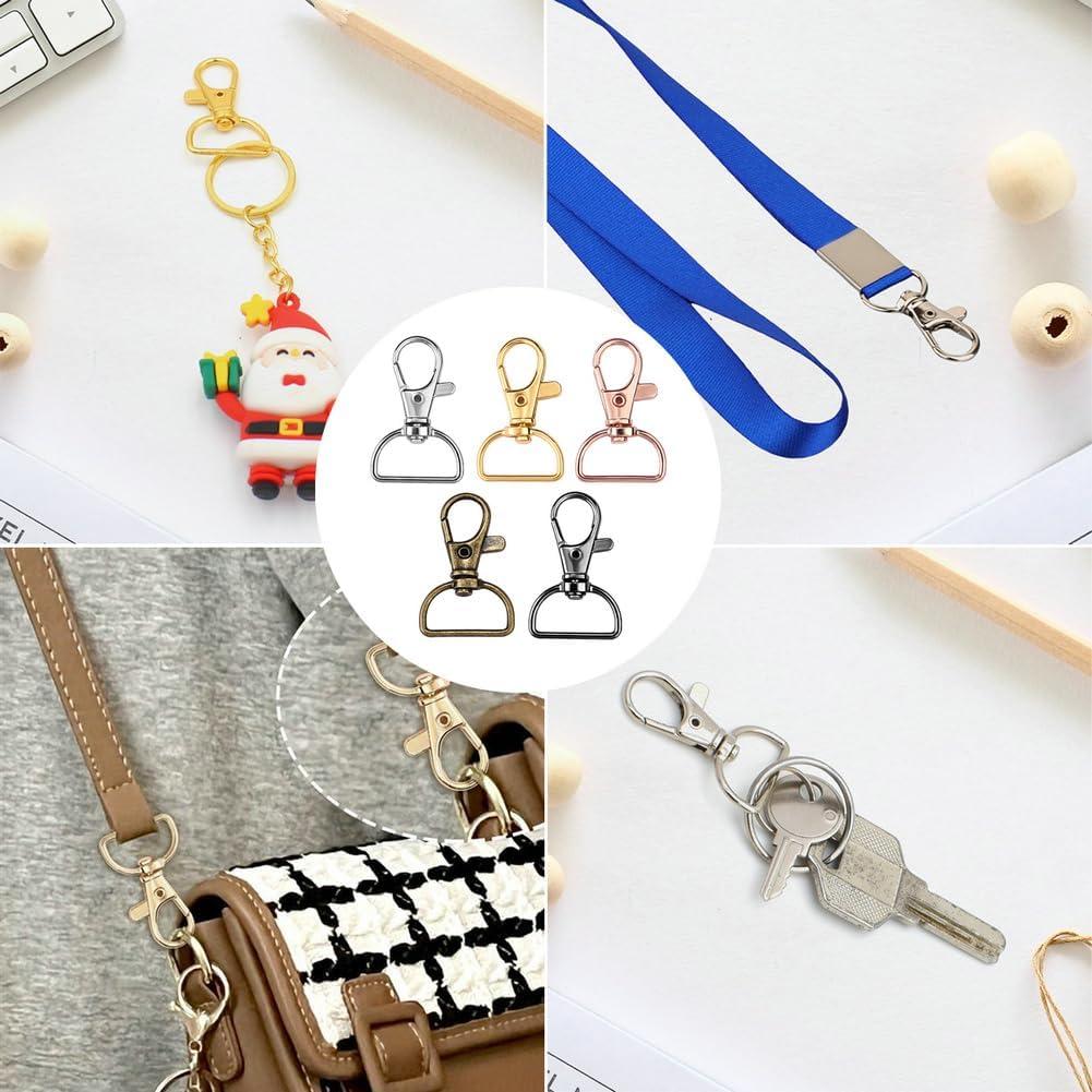 Ganchos de Cierre Giratorio PEOUWNES 40 Piezas 4 cm