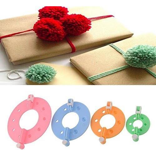 Yansanido Kit de 8 Fabricantes de Pompones de Plástico