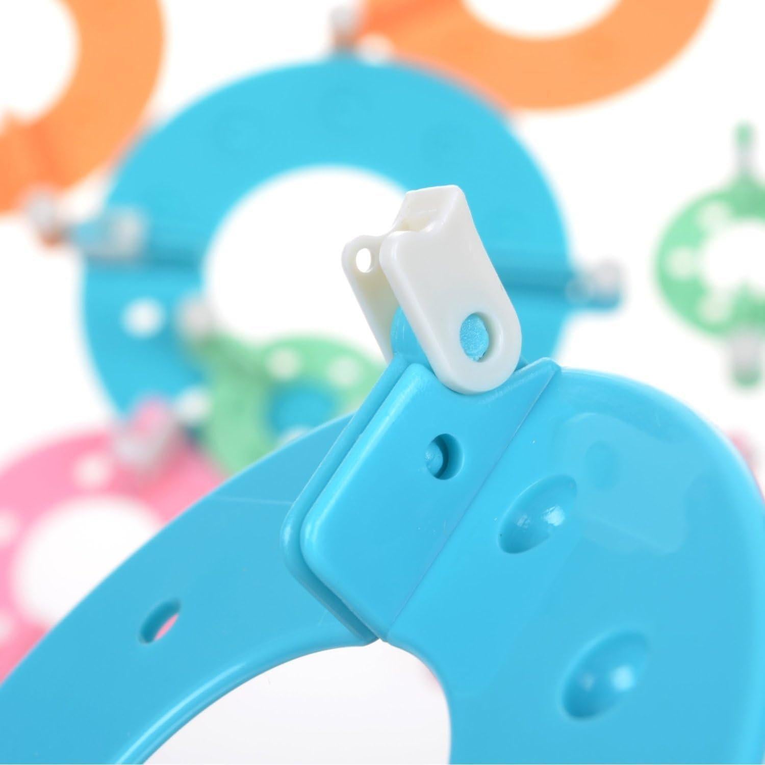 Yansanido Kit de 8 Fabricantes de Pompones de Plástico