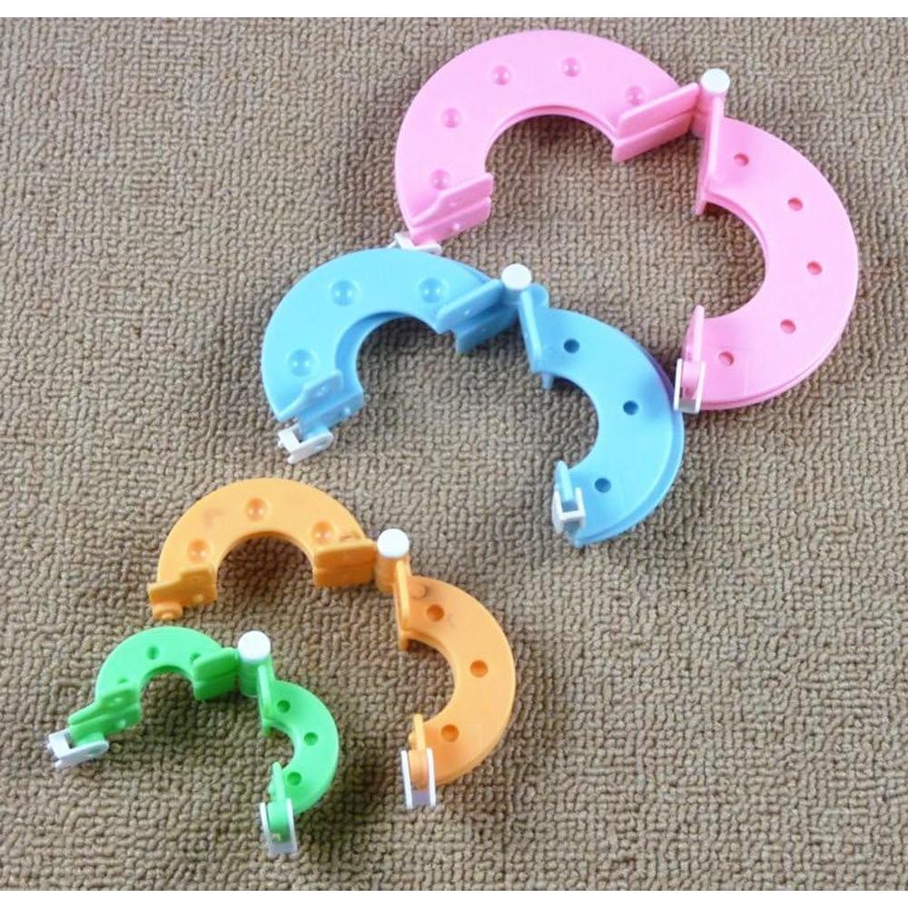 Yansanido Kit de 8 Fabricantes de Pompones de Plástico