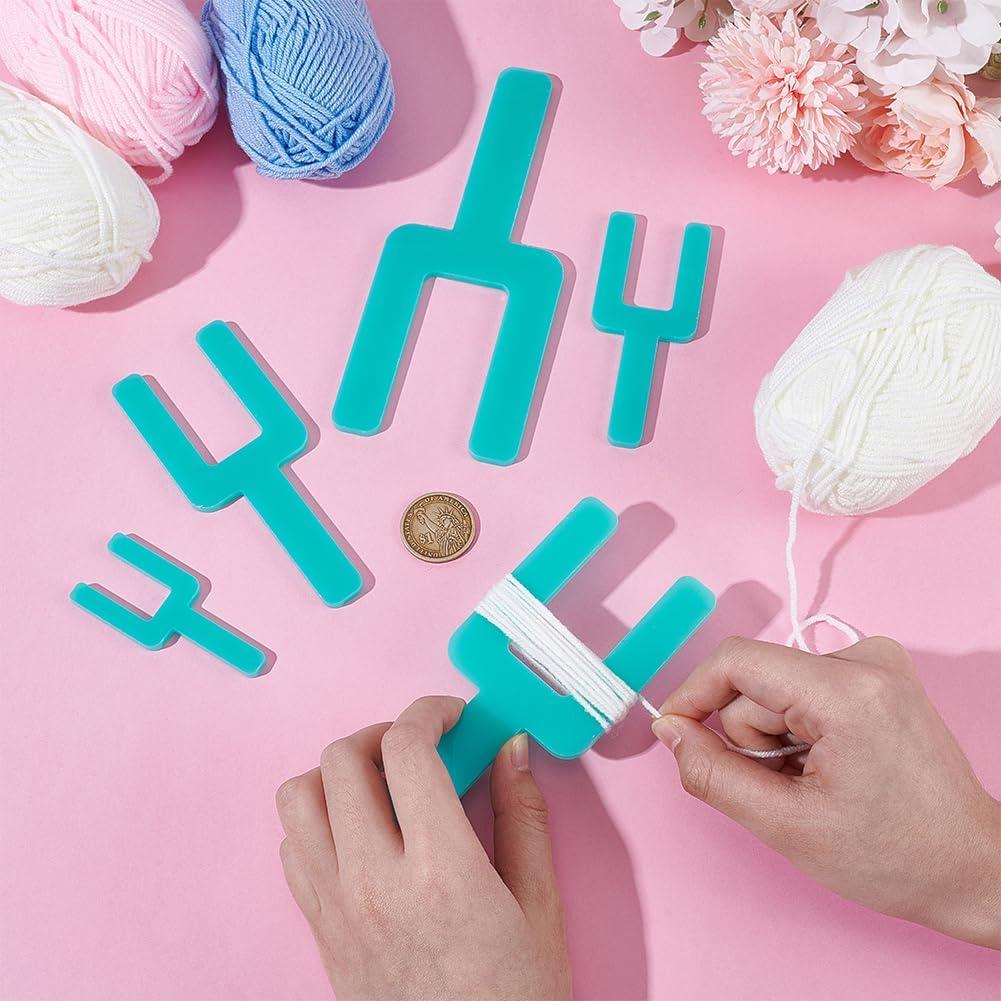 Fabricante de Pompones Acrílico BENECREAT 5 Piezas 30-70mm