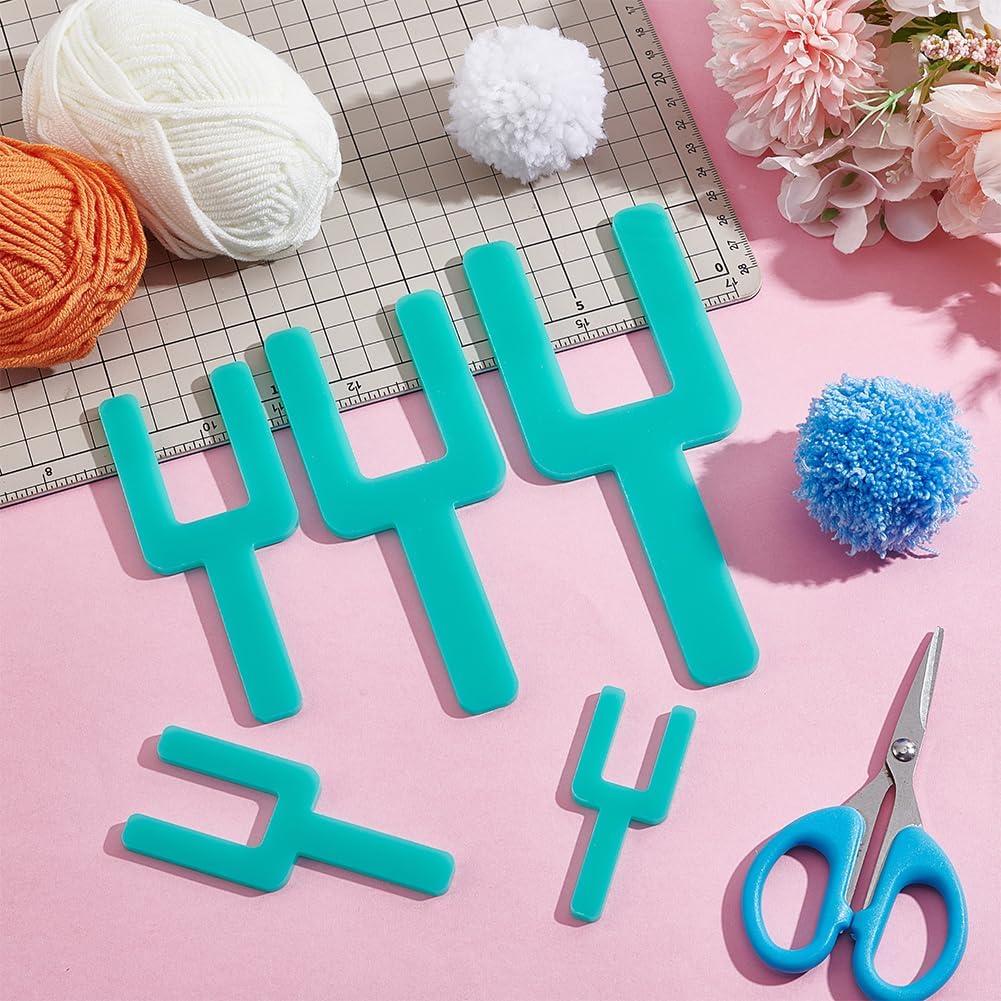 Fabricante de Pompones Acrílico BENECREAT 5 Piezas 30-70mm