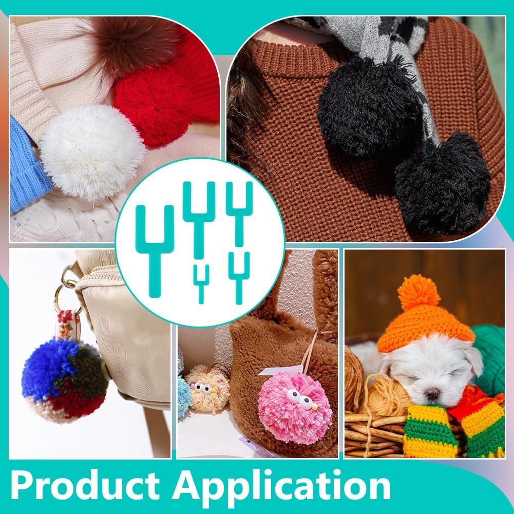 Fabricante de Pompones Acrílico BENECREAT 5 Piezas 30-70mm