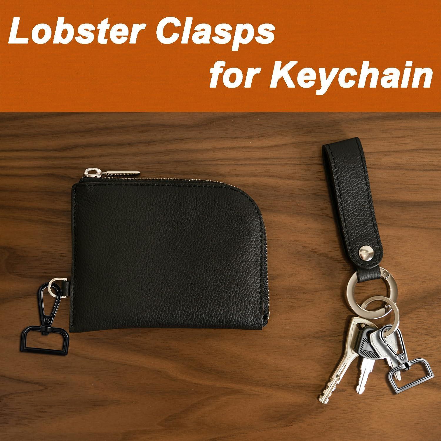 Gancho Giratorio de Metal CooBigo 1" Negro - Paquete de 6