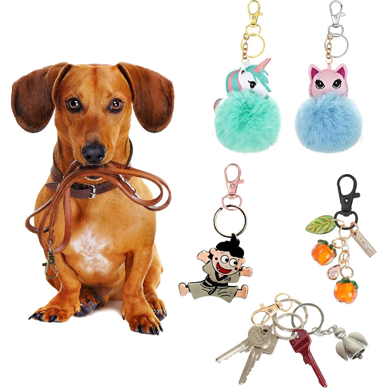 Ganchos Giratorios de Lanyard AUGSUN 100 Piezas Multicolor