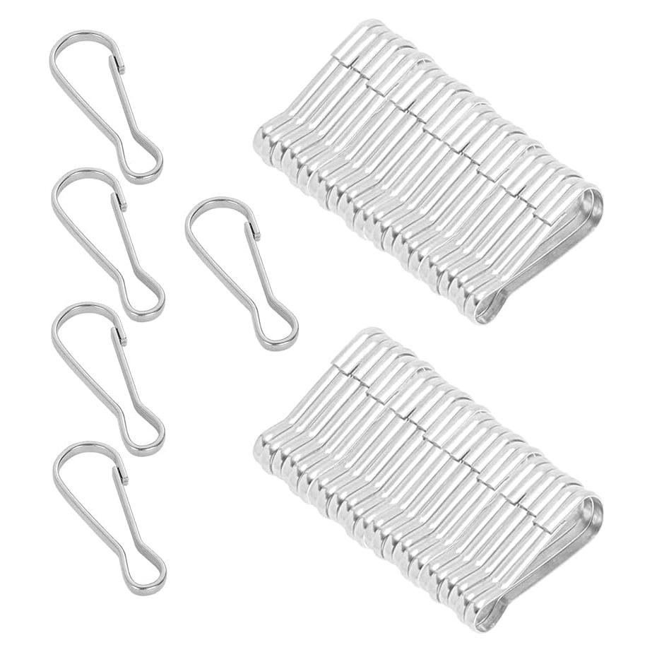 50 Ganchos de Resorte Acero Inoxidable Wayilea 25mm