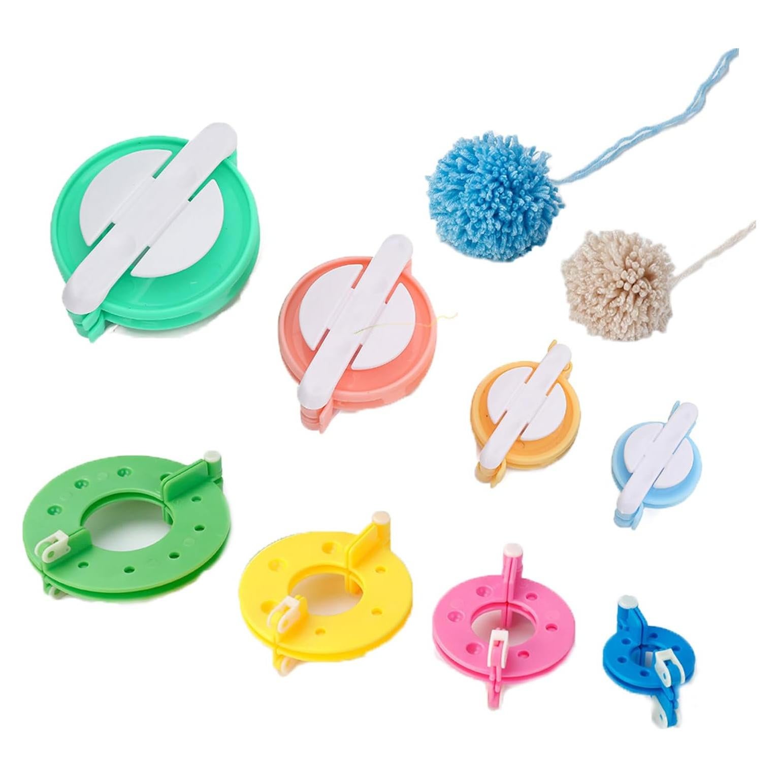 Juego de Herramientas para Hacer Pompones ArrErr 8 Piezas