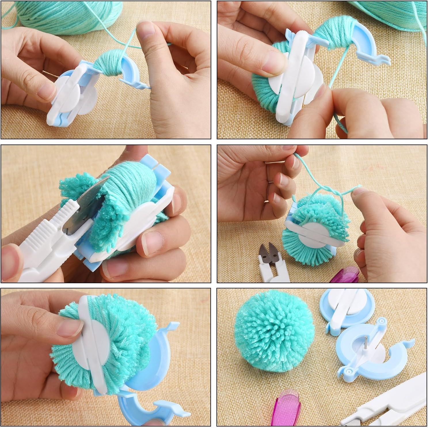 Fabricante de Pom Pom TOODOO 4 Tamaños y Colores para DIY