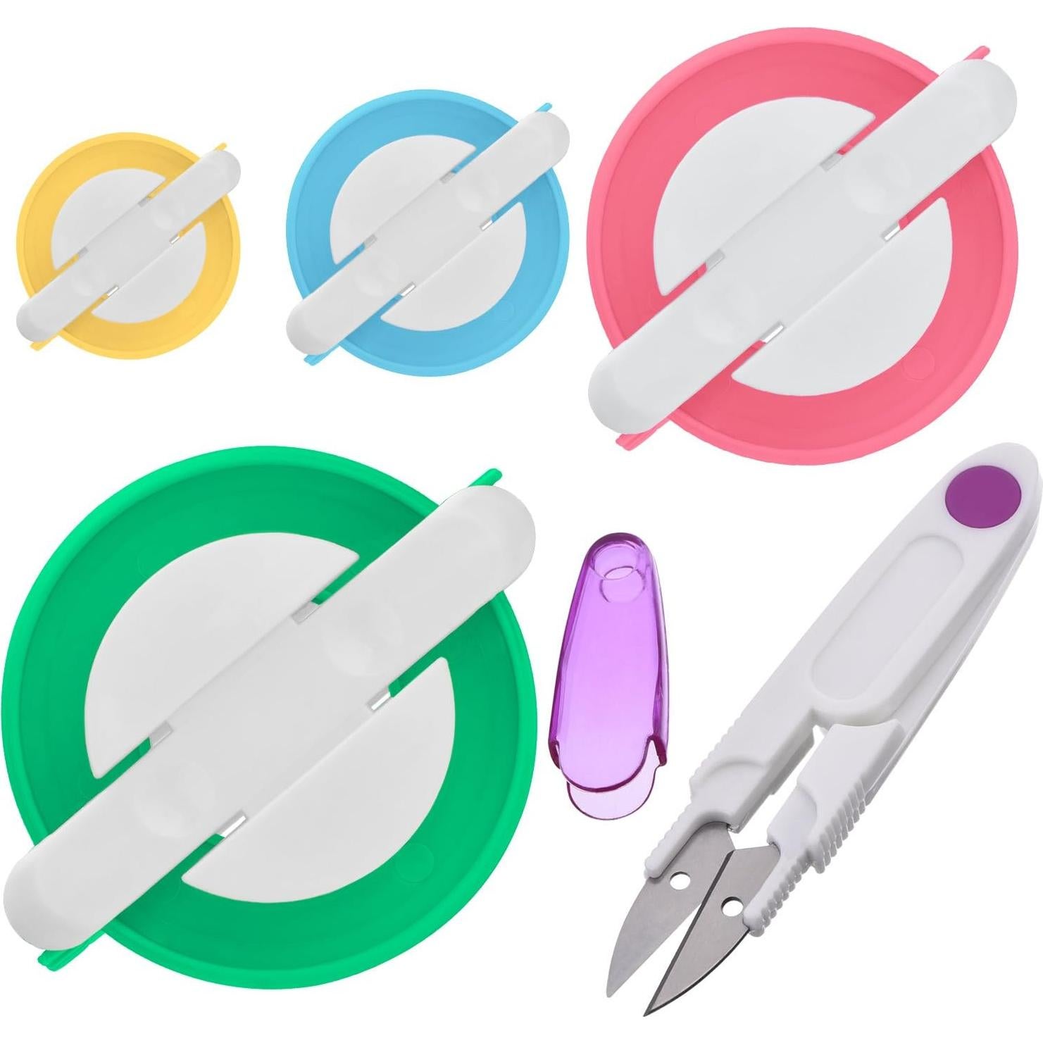 Fabricante de Pom Pom TOODOO 4 Tamaños y Colores para DIY