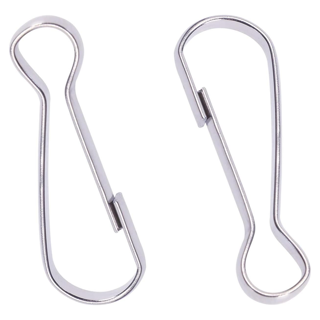 Ganchos de Resorte de Metal Mini Skater 1.5cm 100Pcs