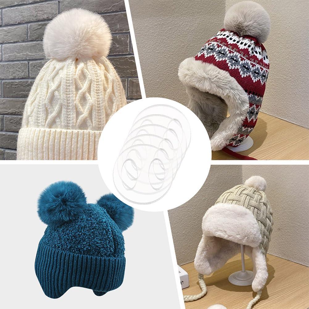 Botones Removibles Pom Pom Acrílico BENECREAT 50 Piezas 20mm