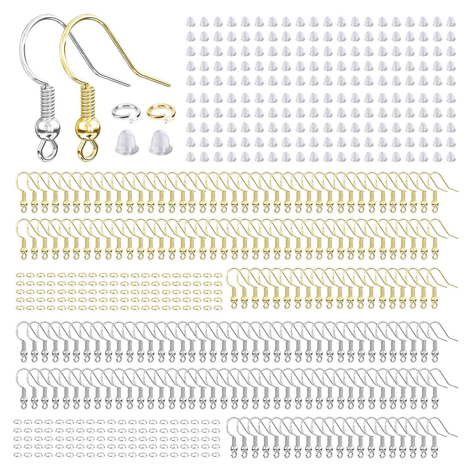 Kit de Ganchos para Pendientes Aiythouy 600 Piezas Hipoalergénicos