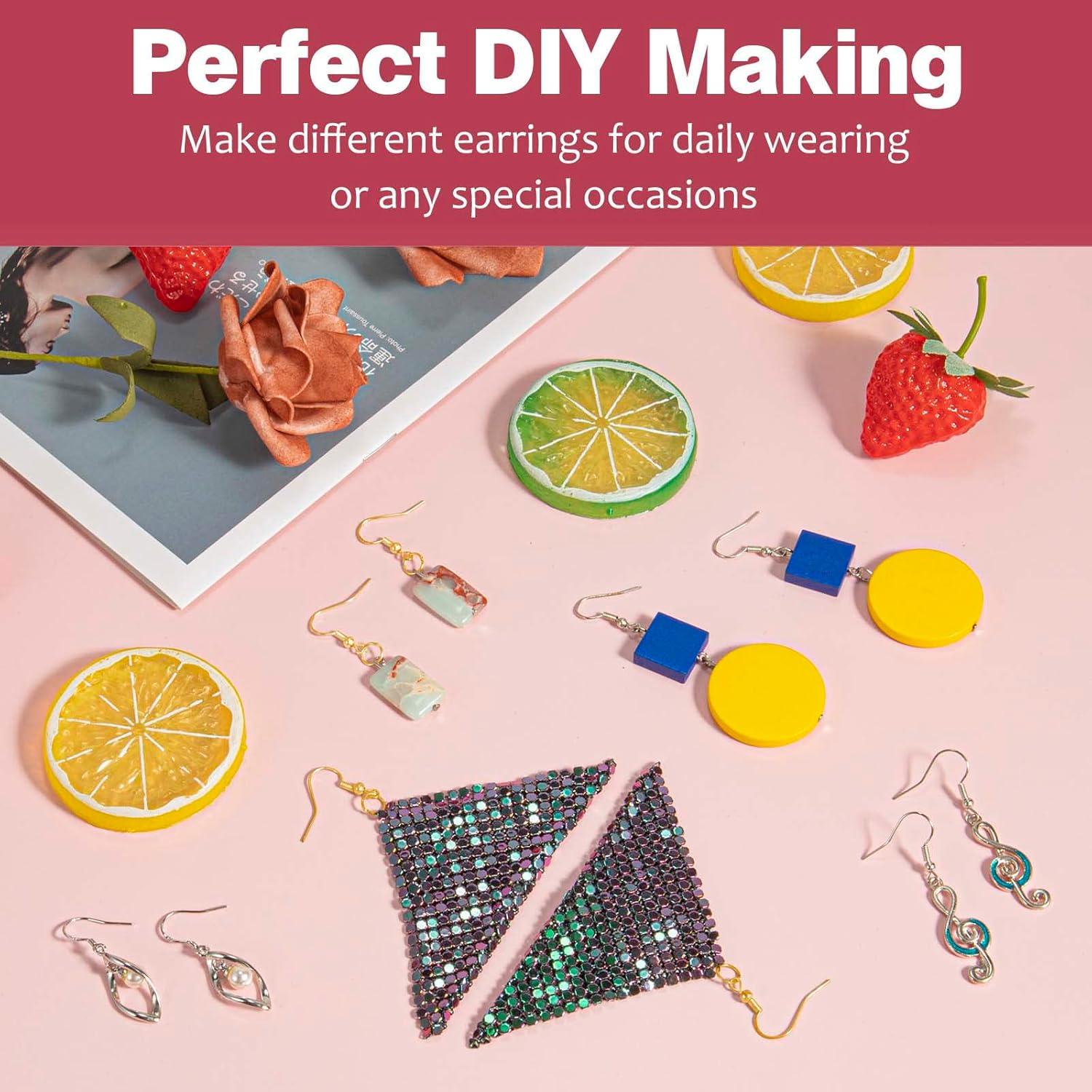 Kit de Ganchos para Pendientes Aiythouy 600 Piezas Hipoalergénicos