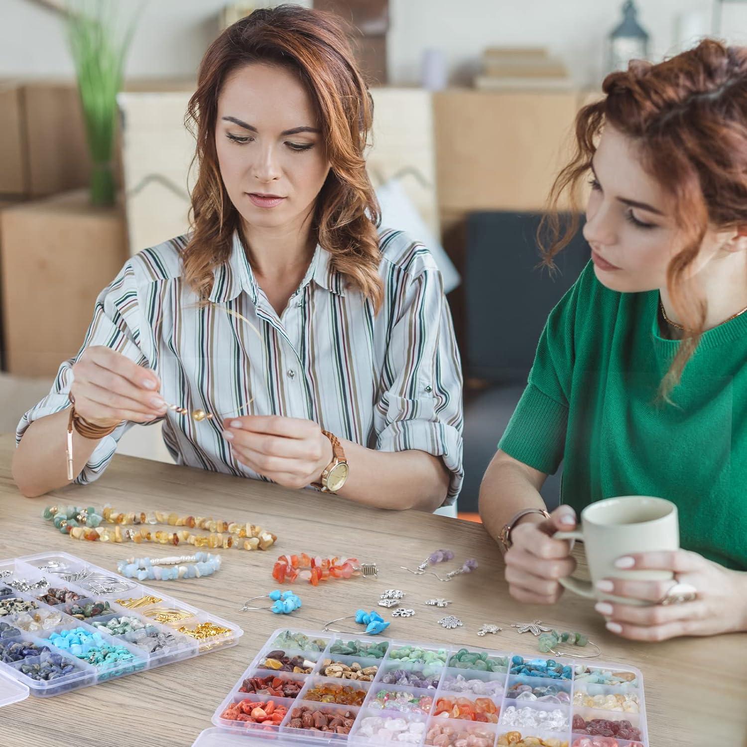 Kit de Fabricación de Anillos QUEFE con 720 Piezas de Cristal