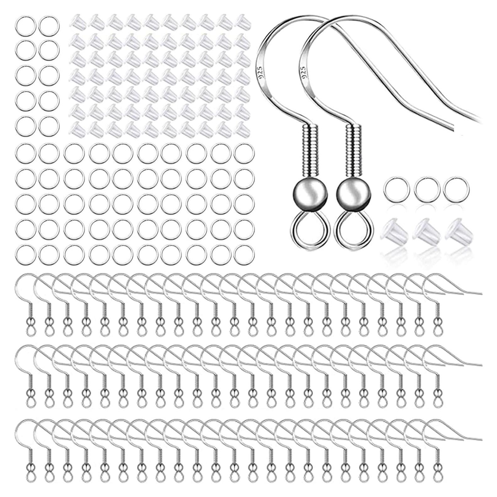 Kit de Ganchos de Aretes Plata 925 Huucky 500 Piezas