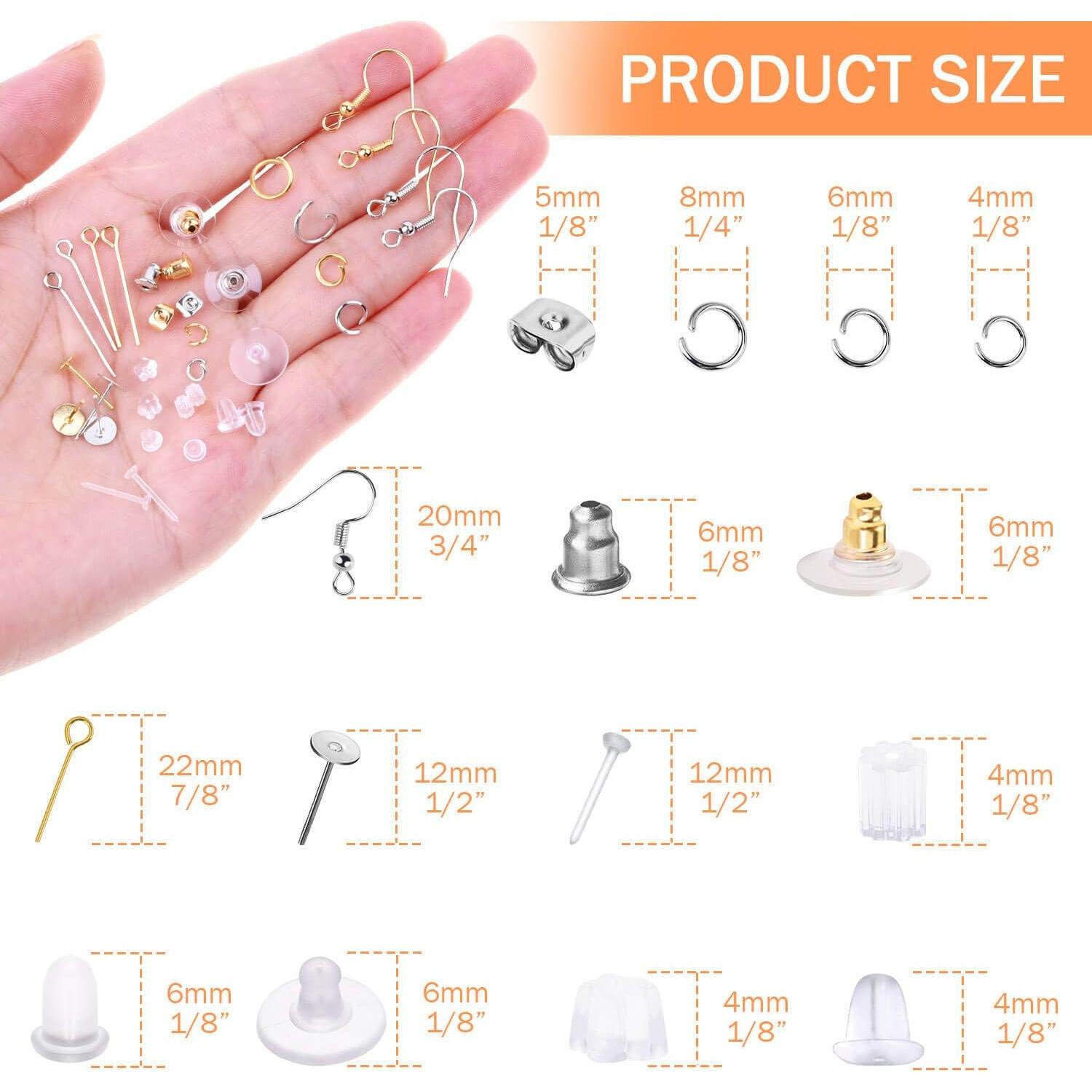 Kit de Fabricación de Pendientes Anezus 2320 Piezas