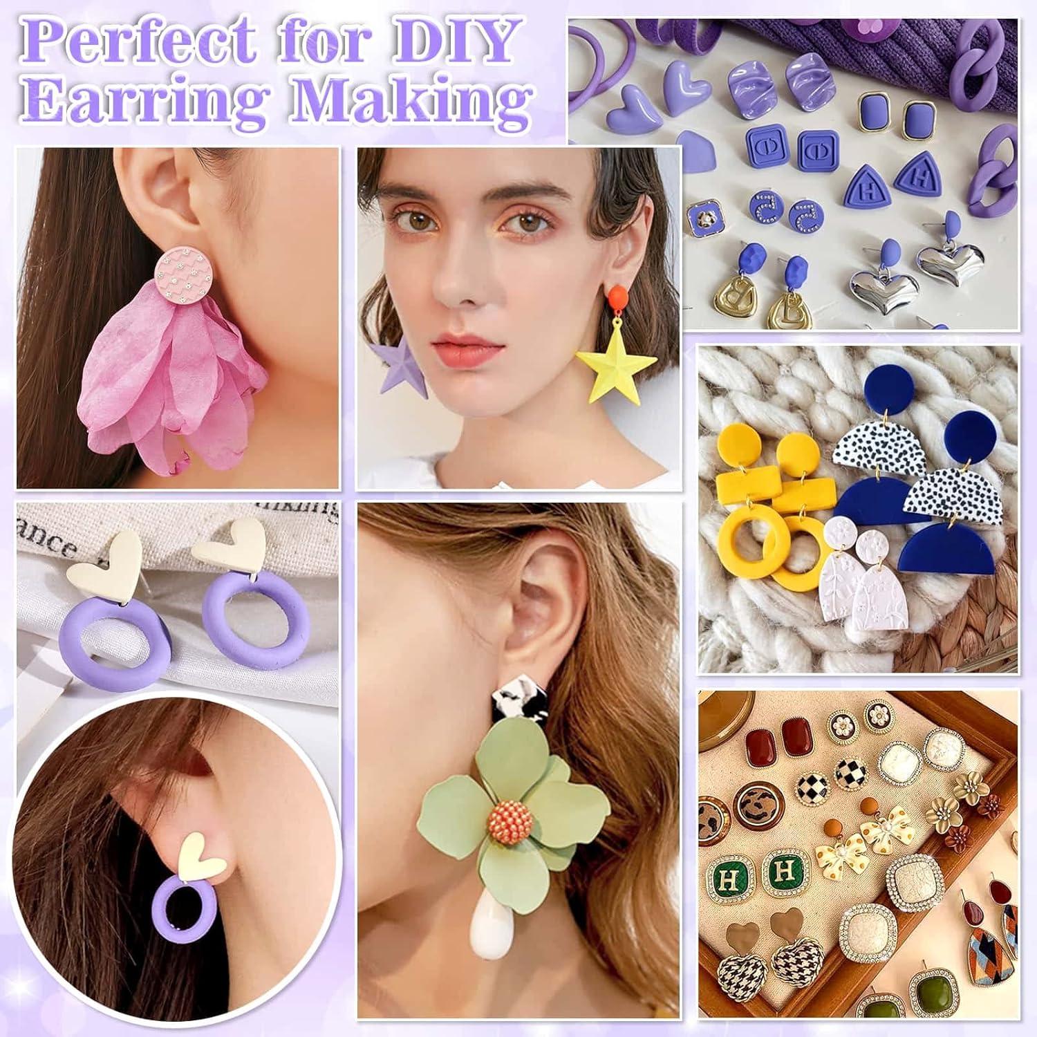 Kit de Pegamento para Joyería Anezus con 600 Piezas de Aretes