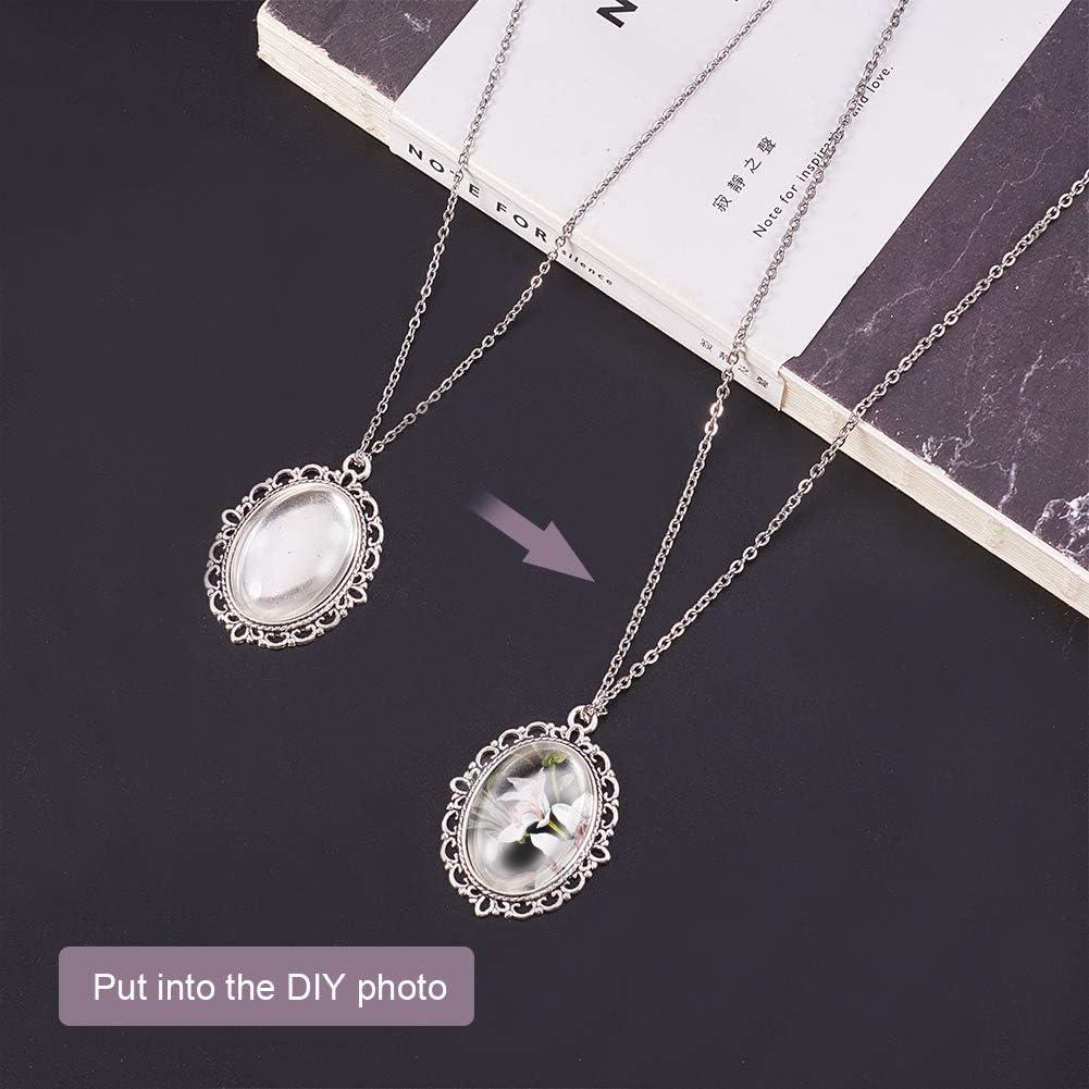 Kit de Pendientes Bezel PH PandaHall 60pcs - 30 Bandejas Ovaladas 25x18mm