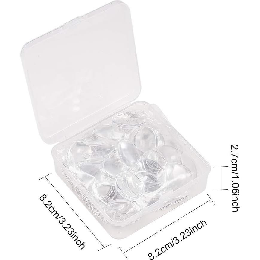 Kit de Pendientes Bezel PH PandaHall 60pcs - 30 Bandejas Ovaladas 25x18mm