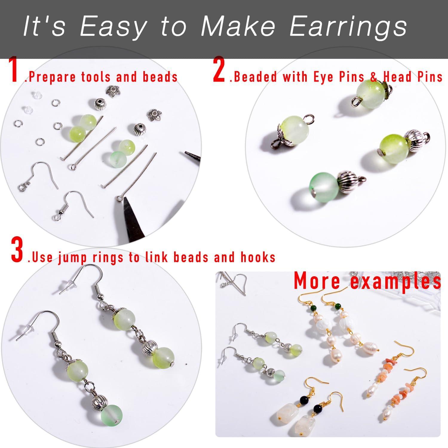 Ganchos Hipoalergénicos para Pendientes Stino 800 Piezas