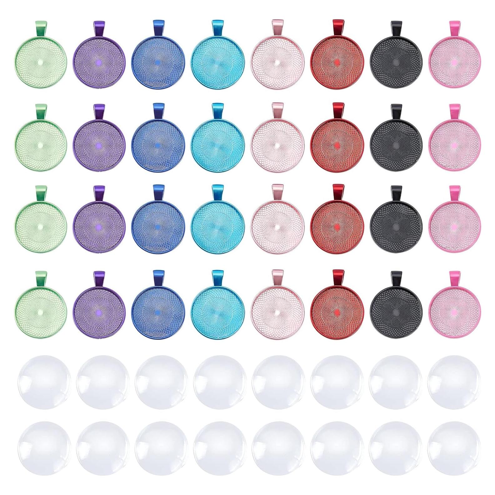 Kit de Bandejas de Colgante PH PandaHall 64pcs 8 Colores