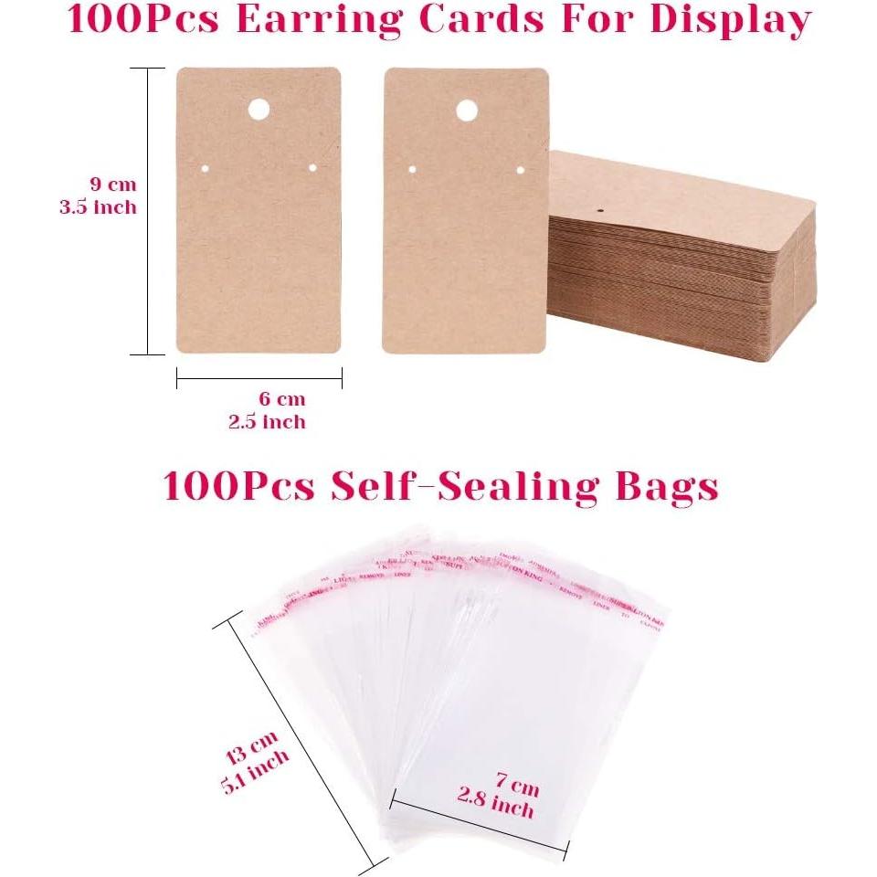 Kit de Ganchos para Pendientes Anezus - 2000 Piezas Multicolores