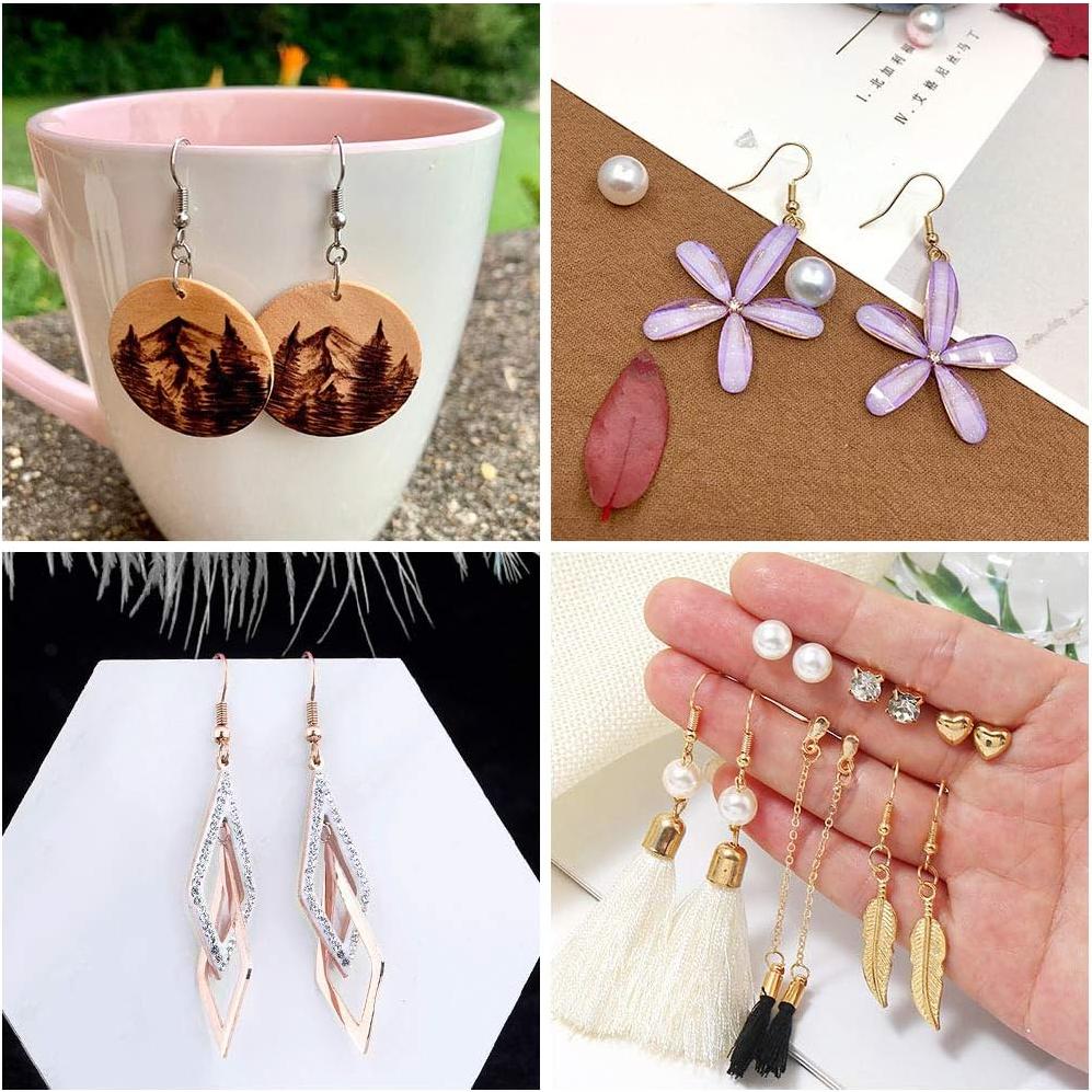 Kit de Ganchos para Pendientes Anezus - 2000 Piezas Multicolores