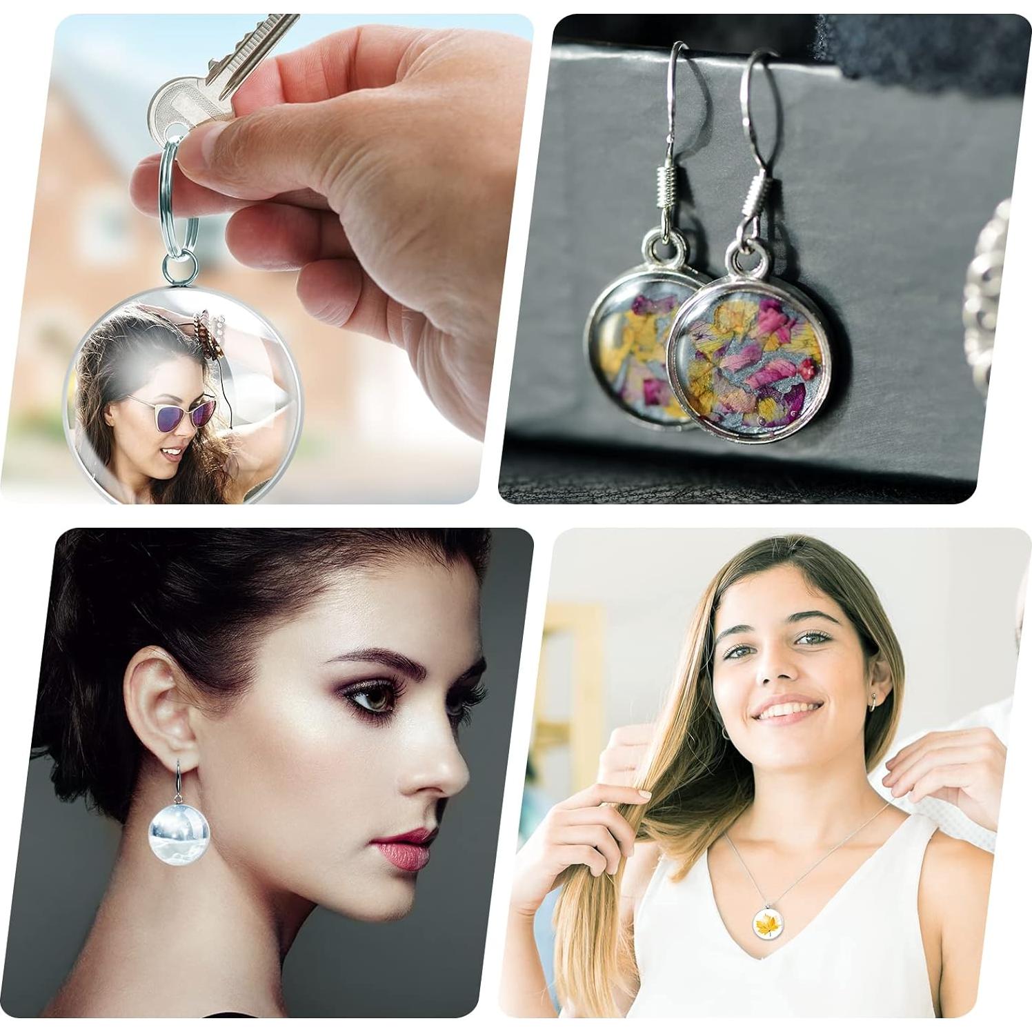 Kit 80Pcs Bandejas Bezel Acero Inoxidable 25mm Winspeed