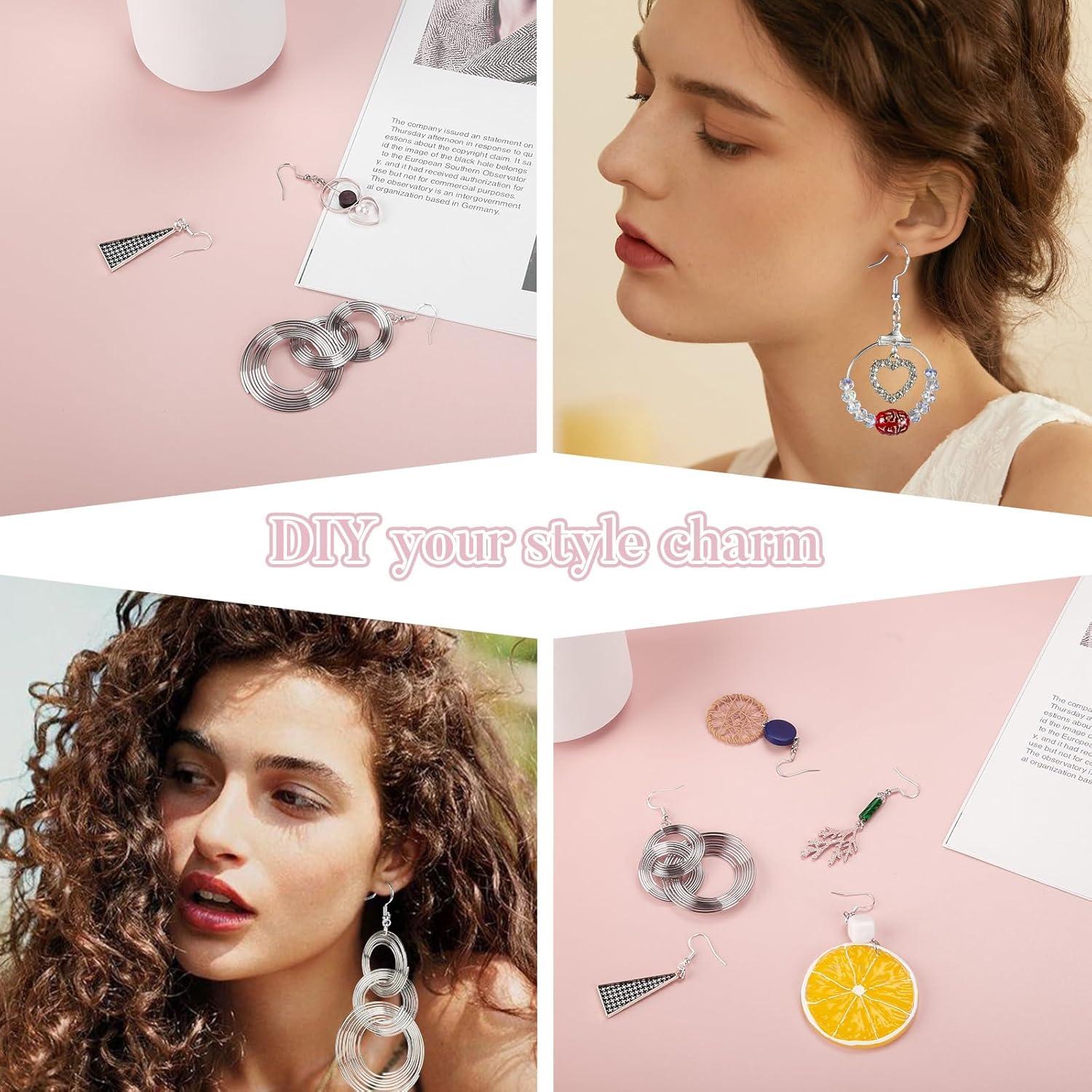 Kit de Ganchos de Aretes de Plata Esterlina VIW 400 Piezas