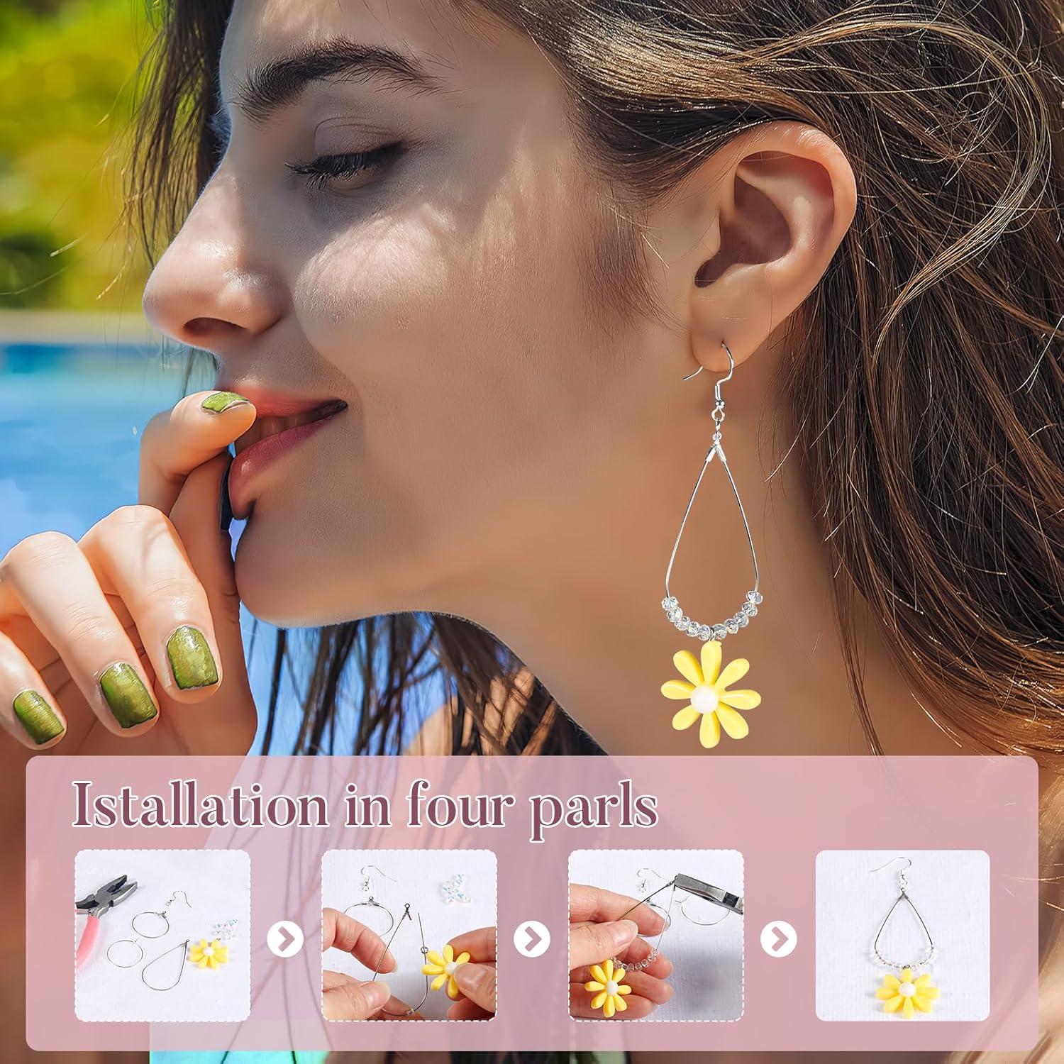 Kit de Ganchos de Aretes de Plata Esterlina VIW 400 Piezas