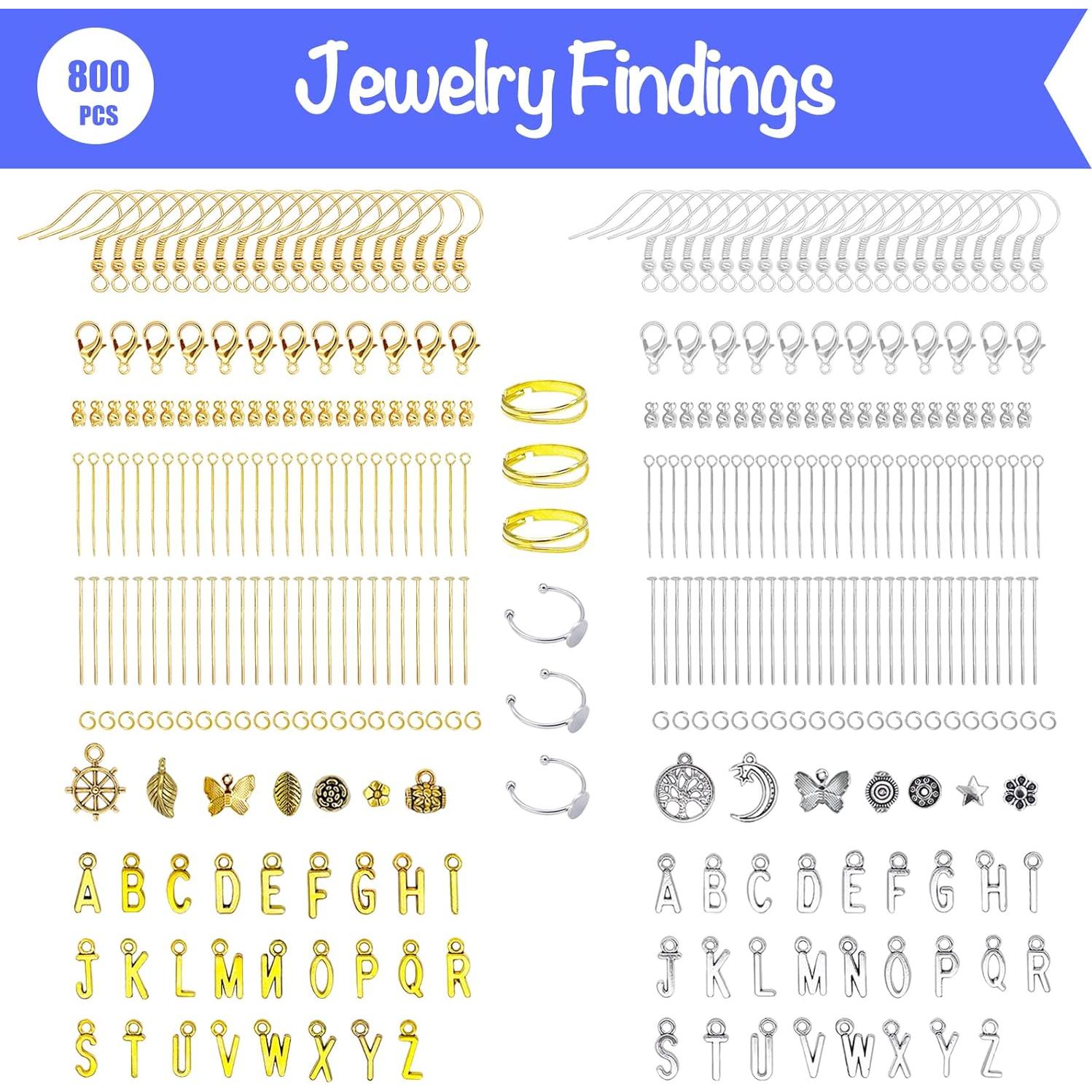 Kit de Fabricación de Joyas Ygorios - 1760 Piezas, Perlas y Accesorios