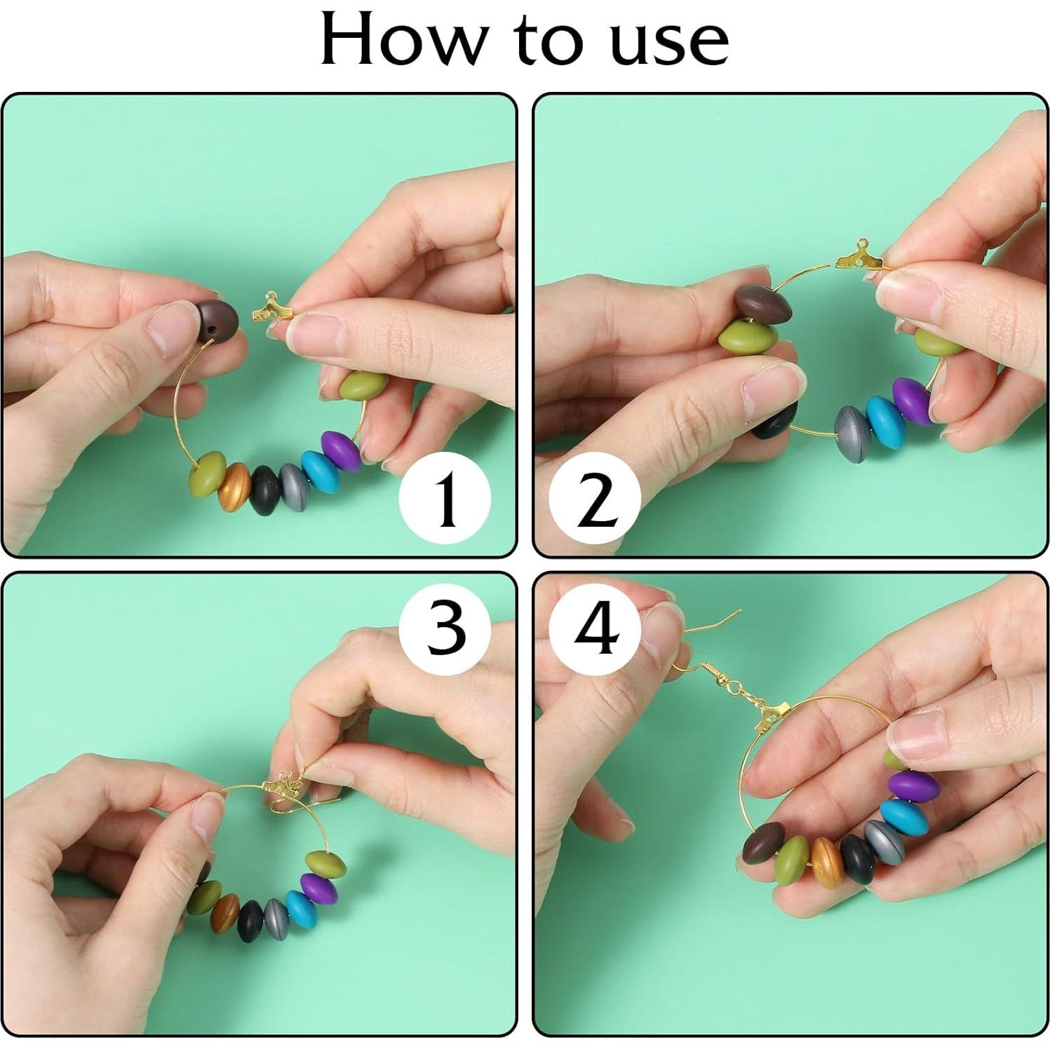 Kit 483 Piezas Aros para Pendientes DIVINA VITAE Oro/Plata