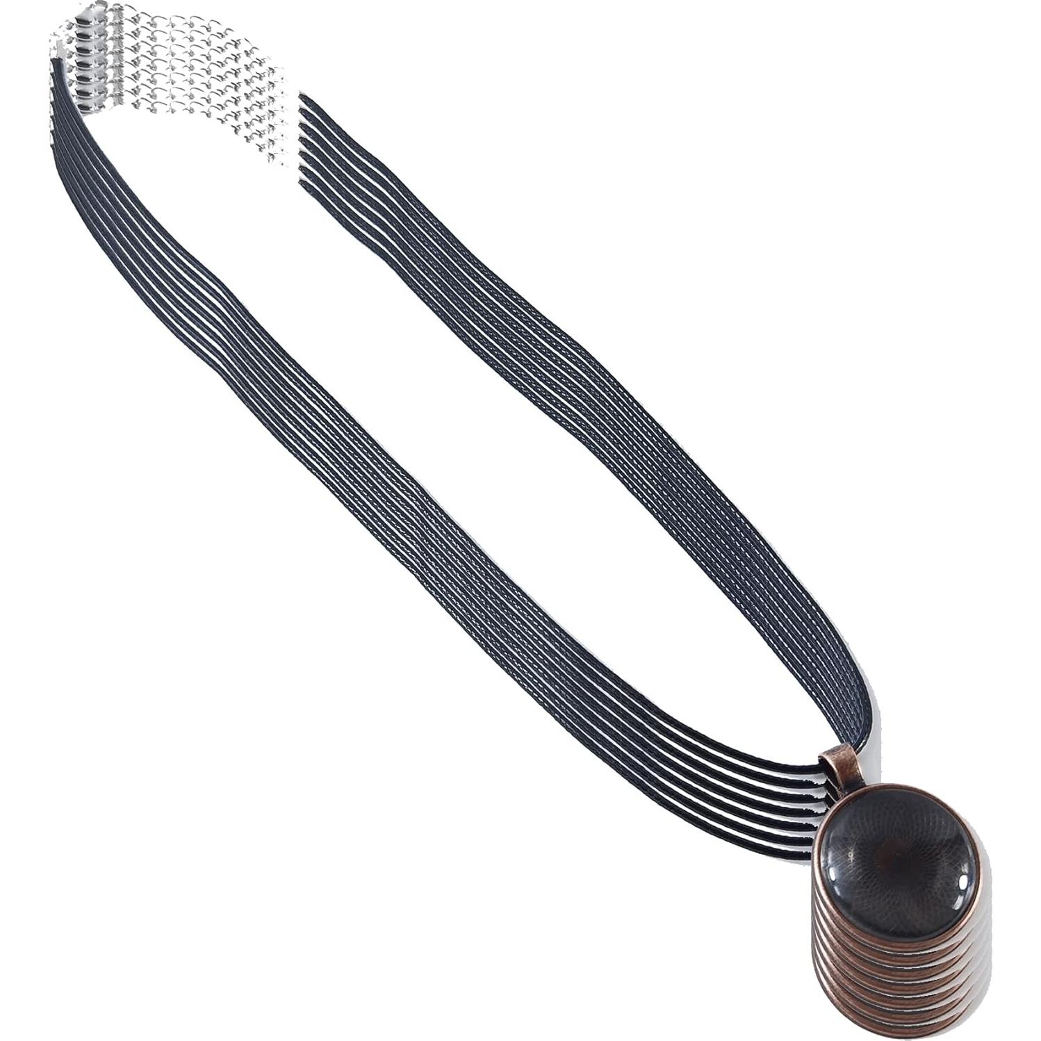 Conjunto de Joyería DIY ROYHOO 90 Piezas - 30 Bandejas, 30 Cabochones y Cadenas