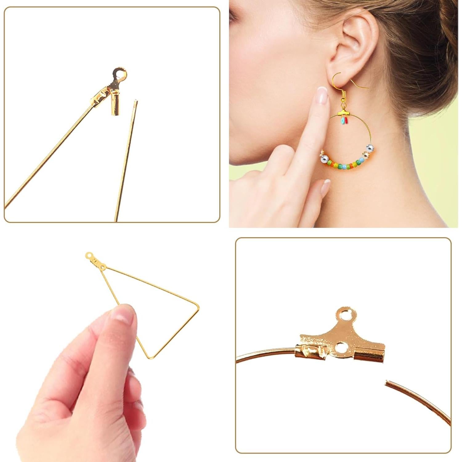 Kit de Fabricación de Pendientes ZXSWEET - 1140 Piezas DIY