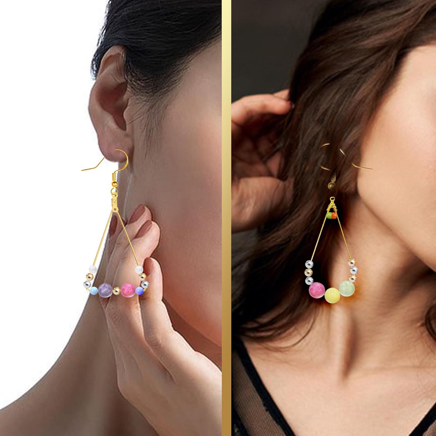 Kit de Fabricación de Pendientes ZXSWEET - 1140 Piezas DIY