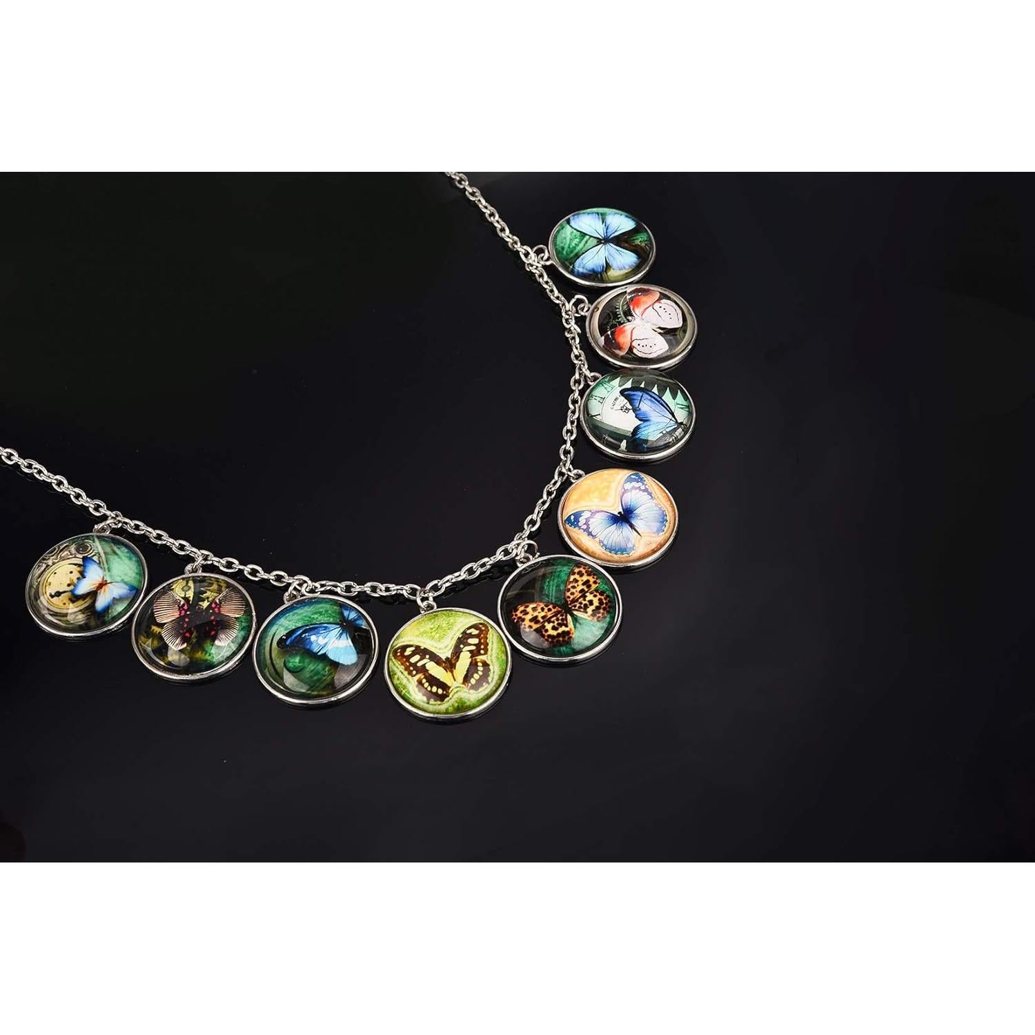 Bandejas de Colgante LANBEIDE 40 Pcs + 40 Cabochones 25mm