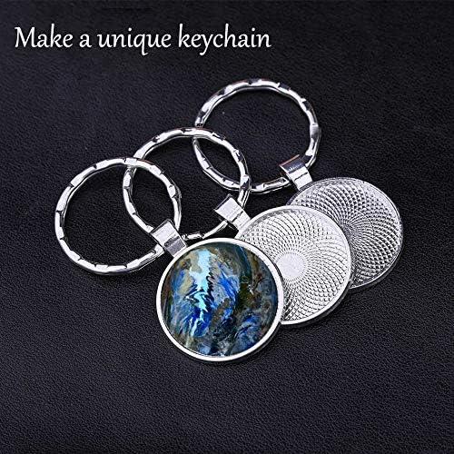 Bandejas de Colgante LANBEIDE 40 Pcs + 40 Cabochones 25mm