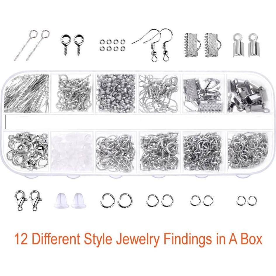 Kit de Fabricación de Joyas PAXCOO con 845 Accesorios y Herramientas