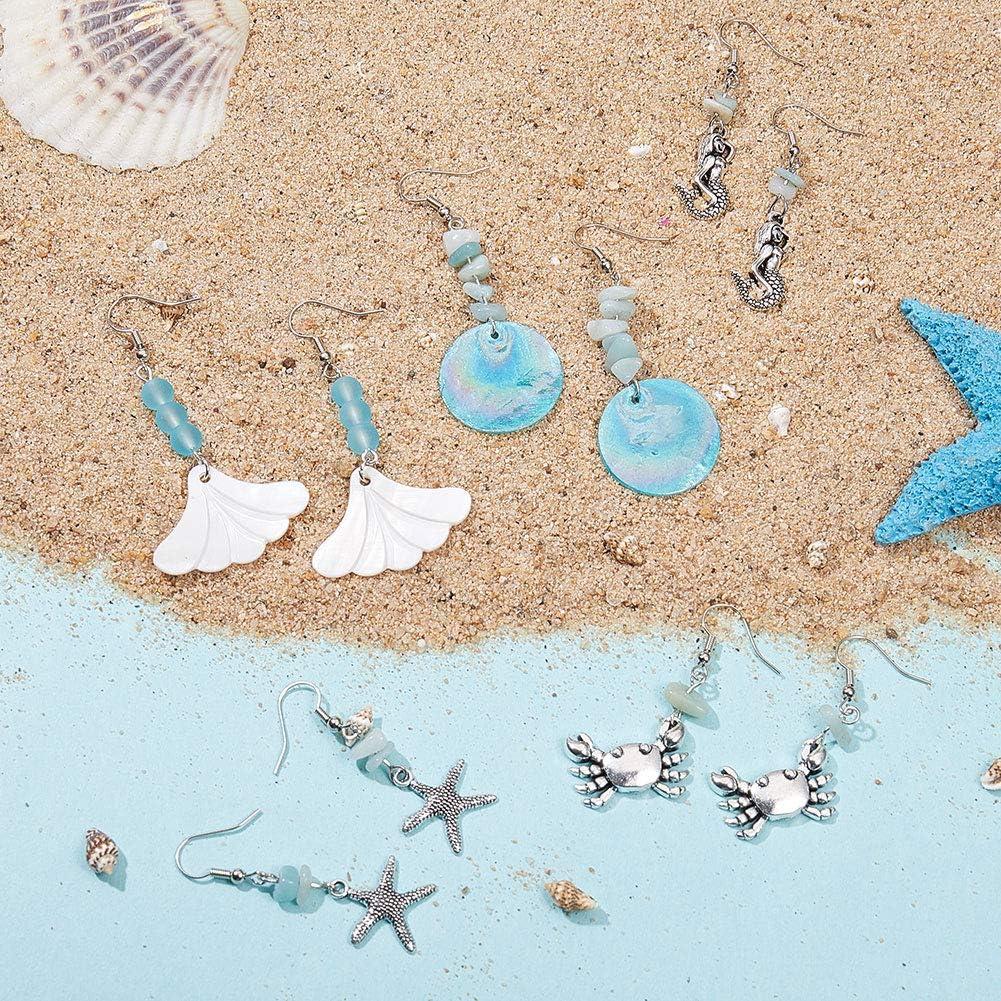 Kit de Hacer Pendientes DIY SUNNYCLUE 10 Pares Estrella de Mar