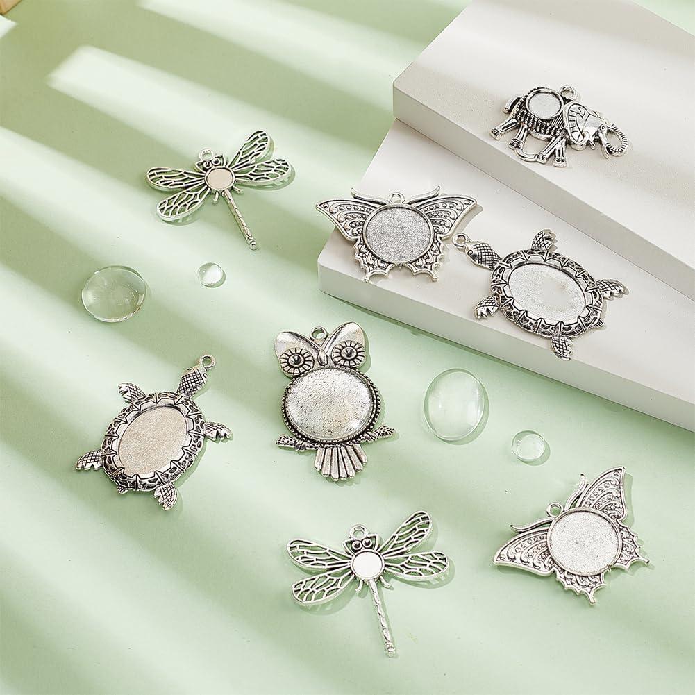 Kit de Colgantes Bezel PH PandaHall 30 Piezas para Joyería DIY