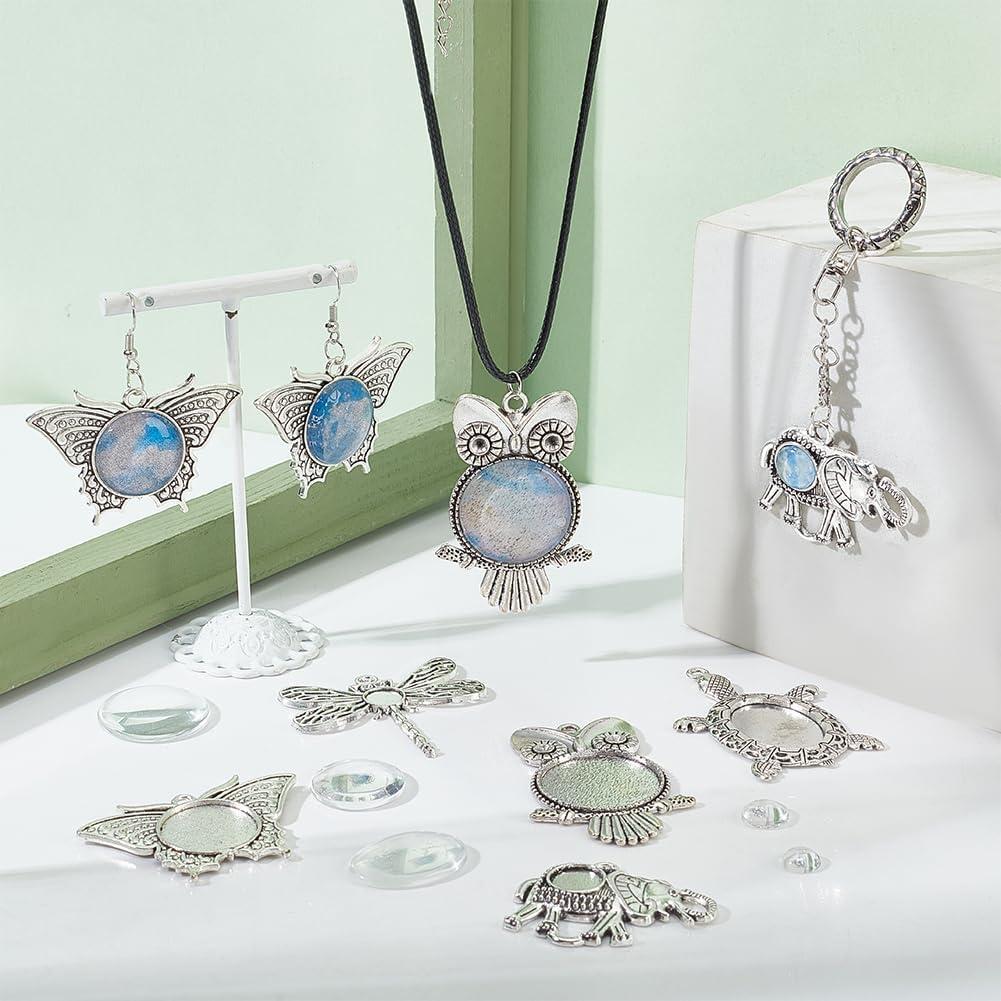 Kit de Colgantes Bezel PH PandaHall 30 Piezas para Joyería DIY