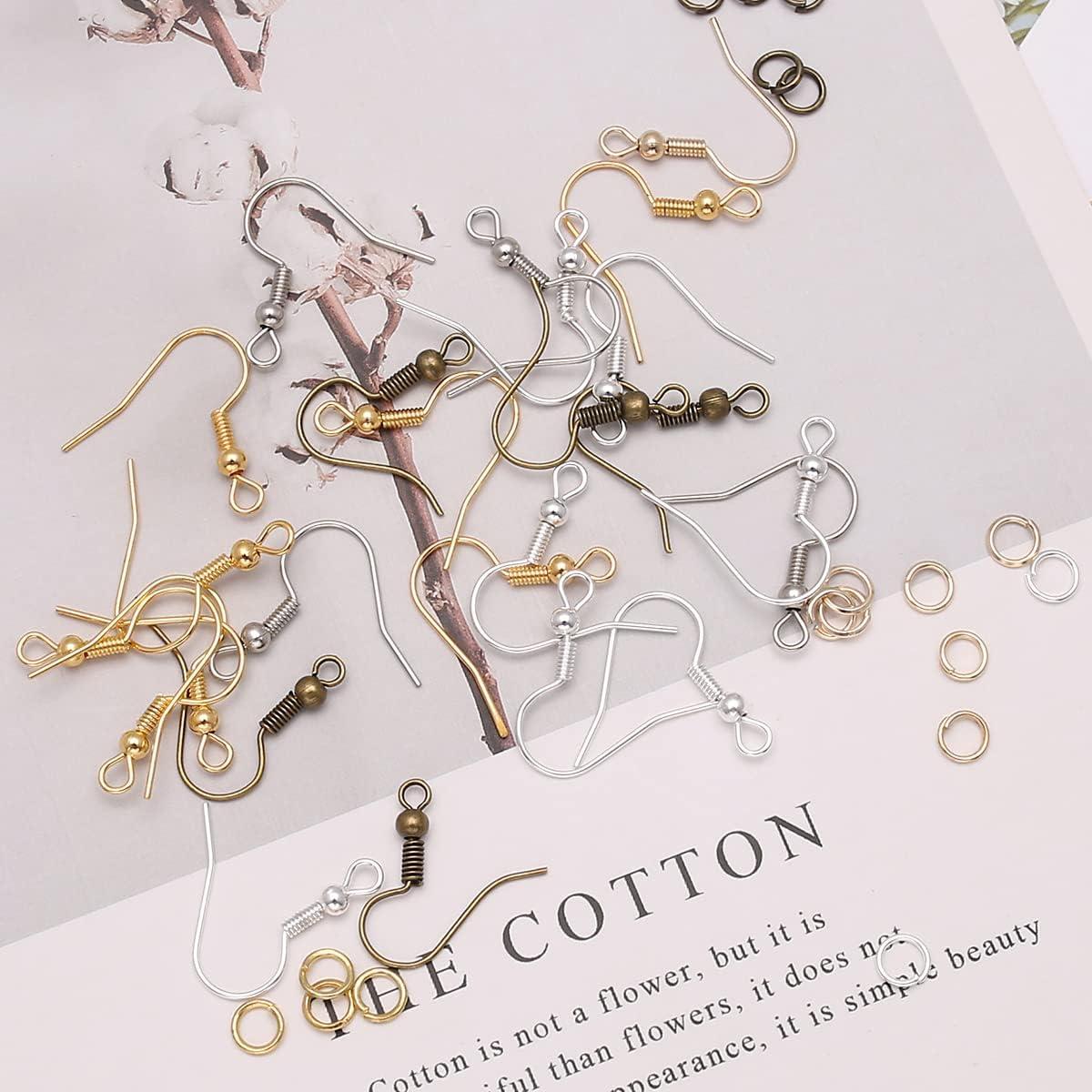 Kit de Ganchos para Pendientes Imino - 130 Ganchos y 1000 Anillas