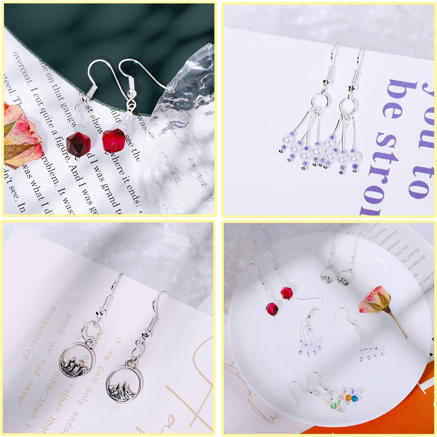 Kit de Ganchos para Pendientes St.Kunkka 600 Piezas Hipoalergénicos