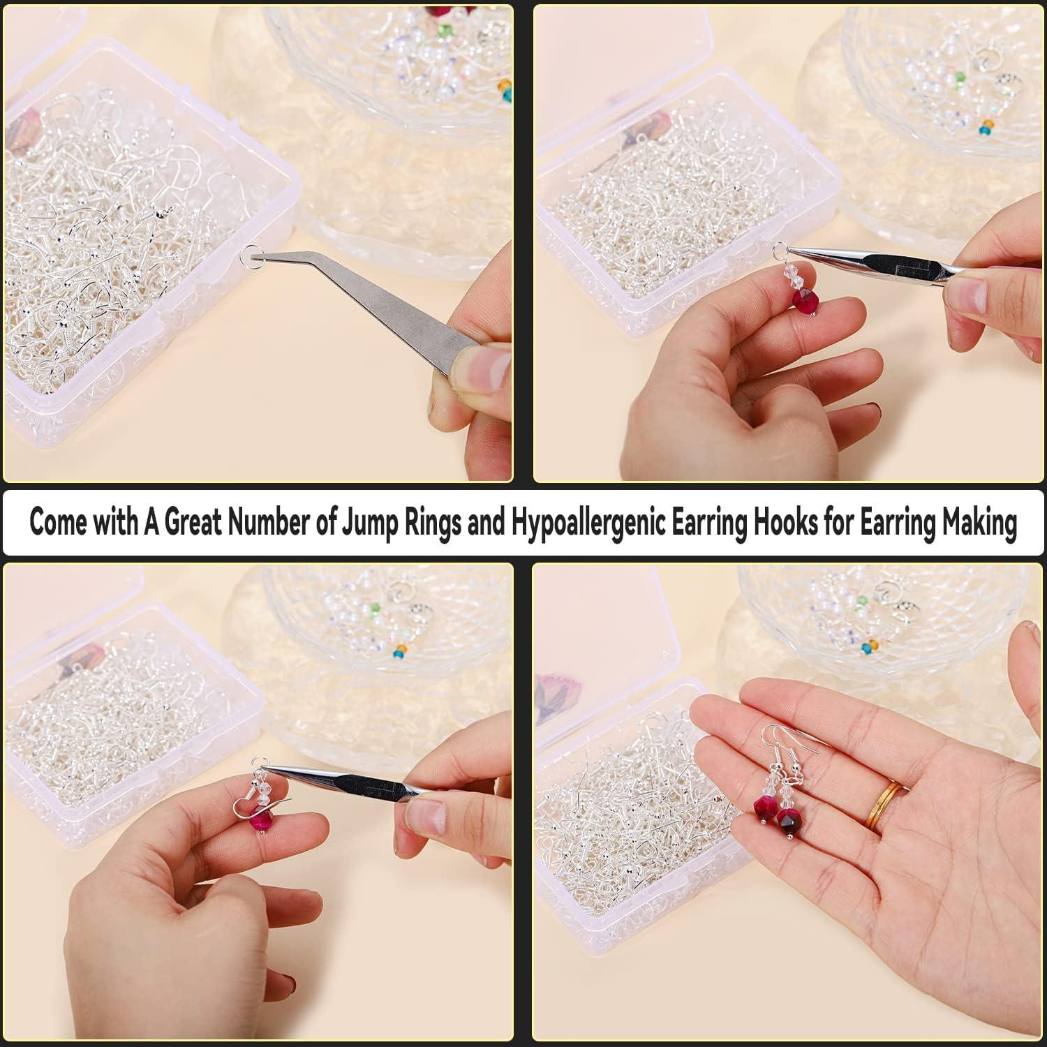 Kit de Ganchos para Pendientes St.Kunkka 600 Piezas Hipoalergénicos