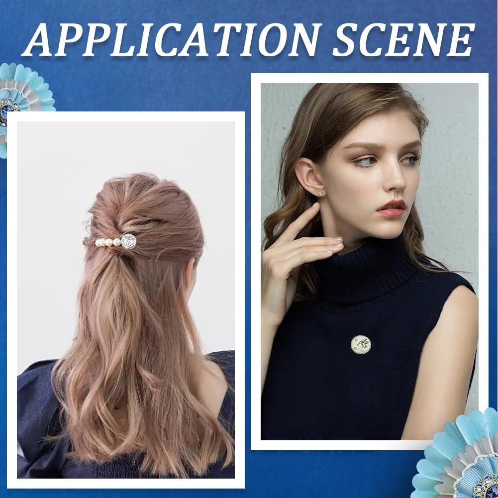 Bandejas de Cabochón Redondas 60 Pcs SUNNYCLUE Acero Inoxidable 25mm