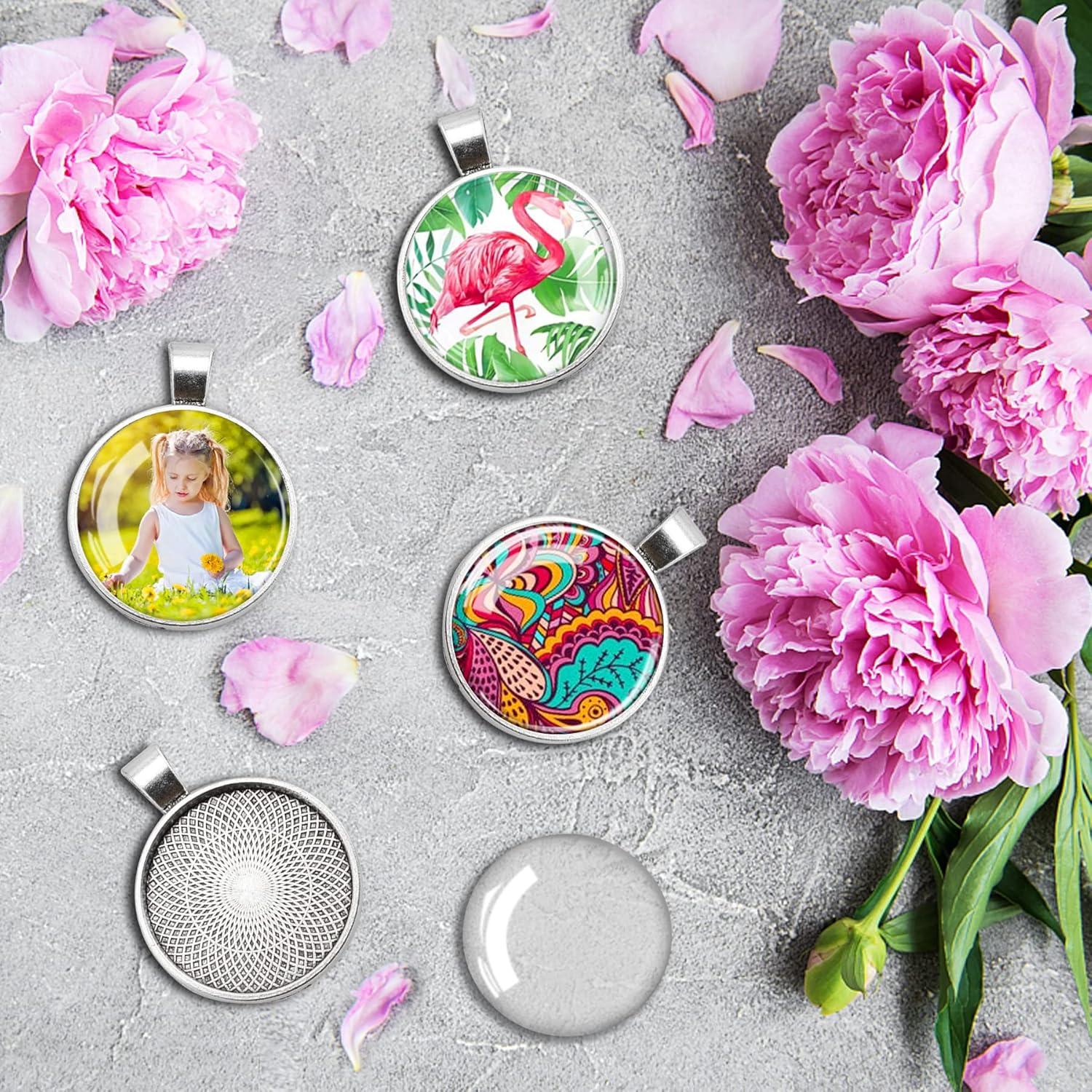 Kit de 170 Bandejas para Colgantes Csdtylh con Cabochón 25mm