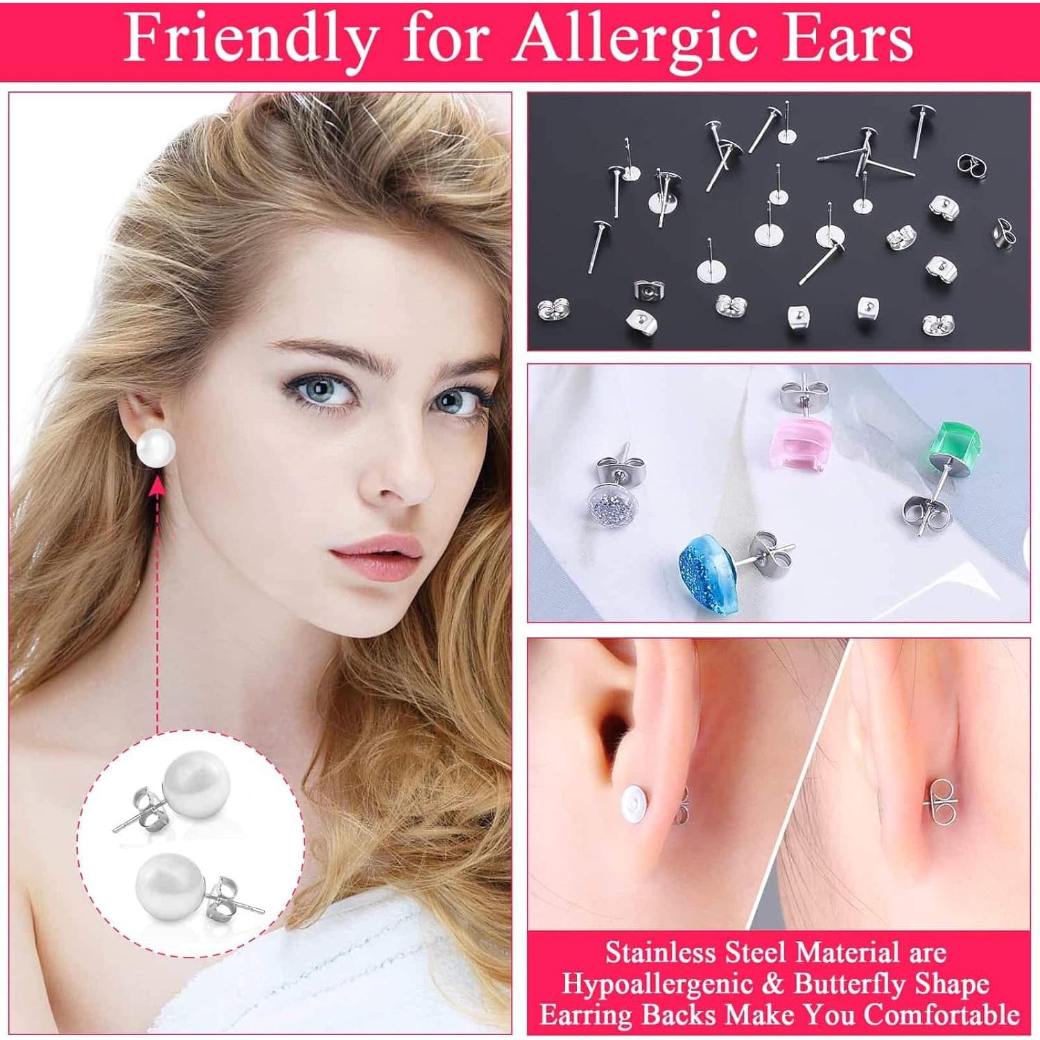 Kit de Fabricación de Pendientes Cludoo - 2393 Piezas Hipoalergénicas