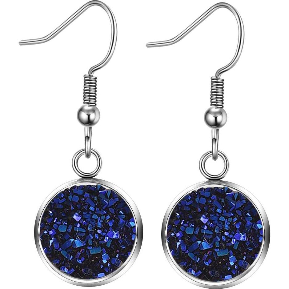 Ganchos de Alambre para Pendientes LANBEIDE 40 Paquetes 12mm Plata