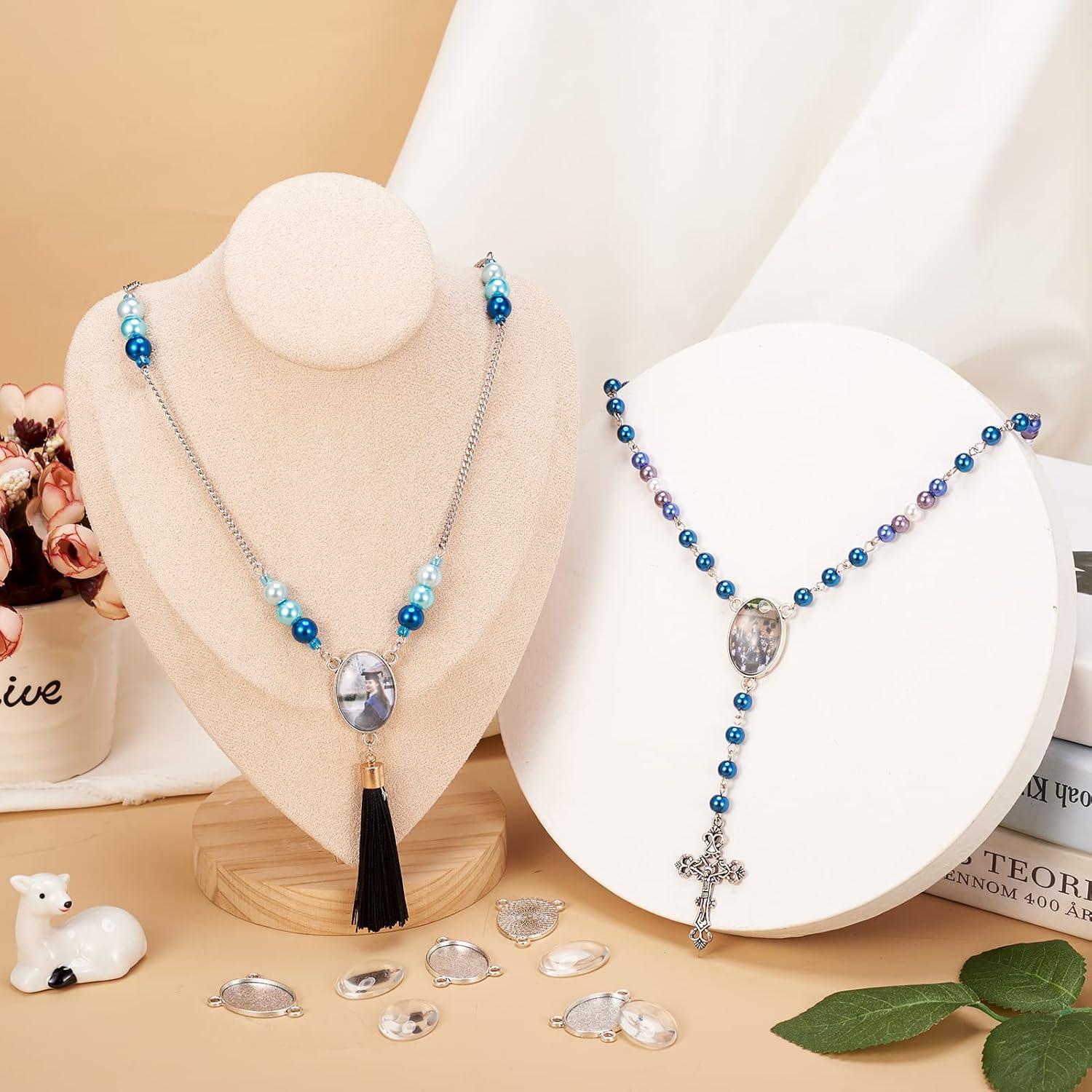 Conjuntos de Bandejas de Colgante FASHEWELRY 6 Piezas 25x18mm